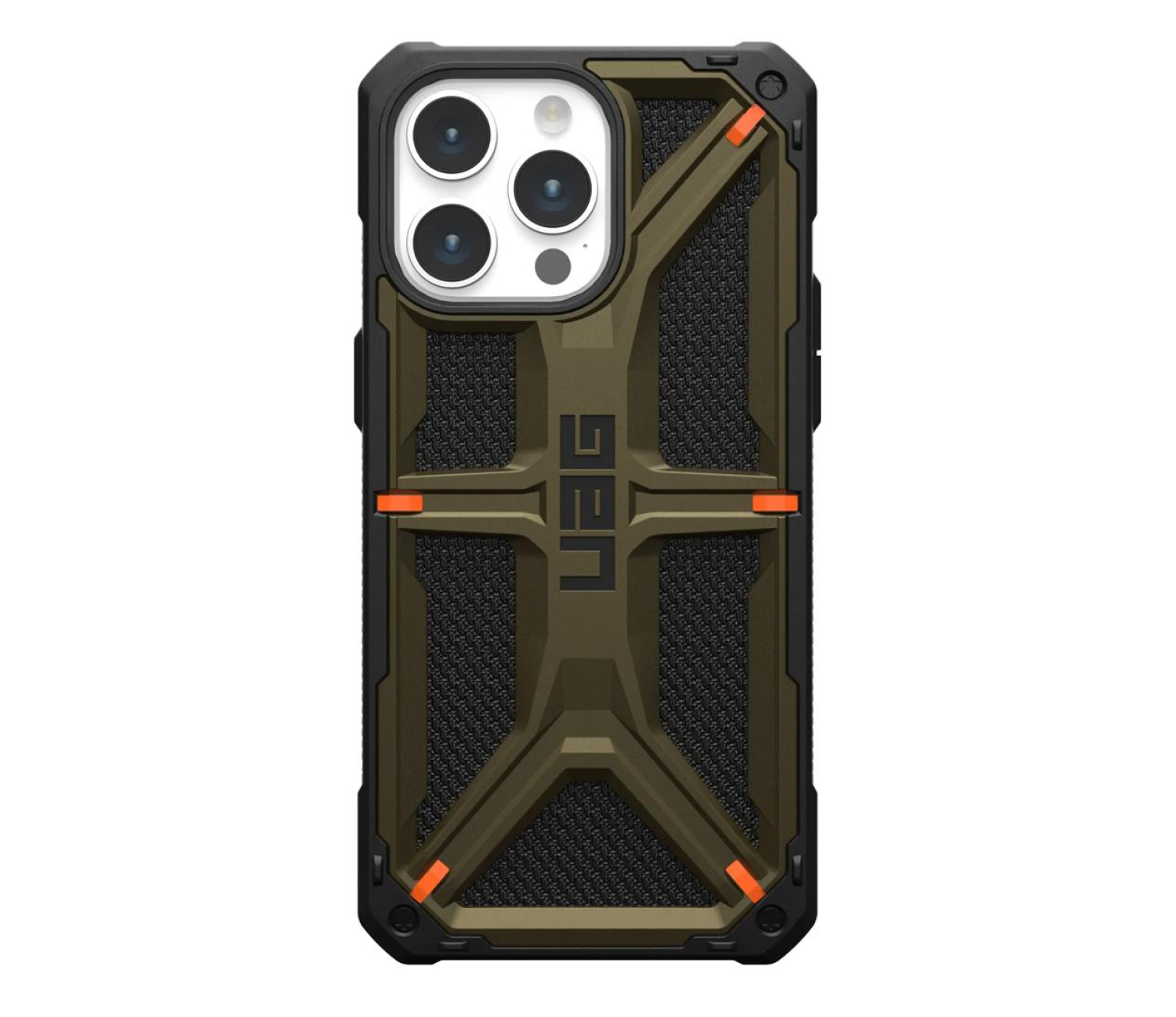 UAG Monarch do iPhone 15 Pro Max kevlar elemental green