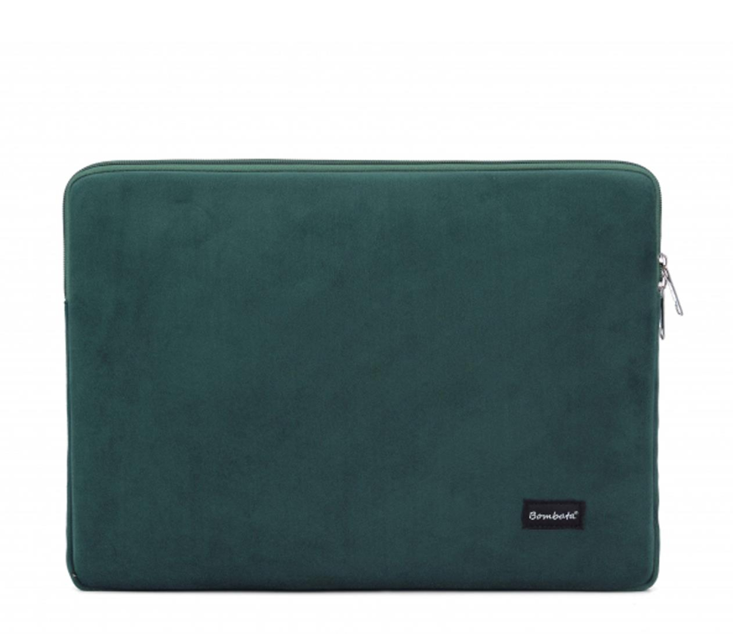 Bombata Velvet Sleeve 15-16" zielony