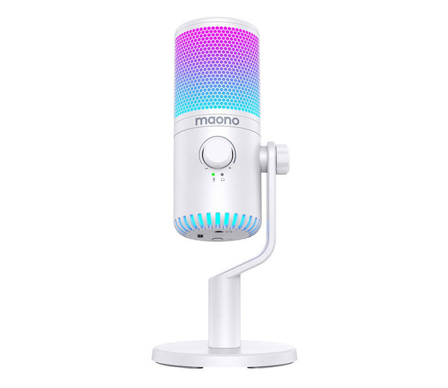 MAONO DM30RGB Mikrofon Gamingowy Biały