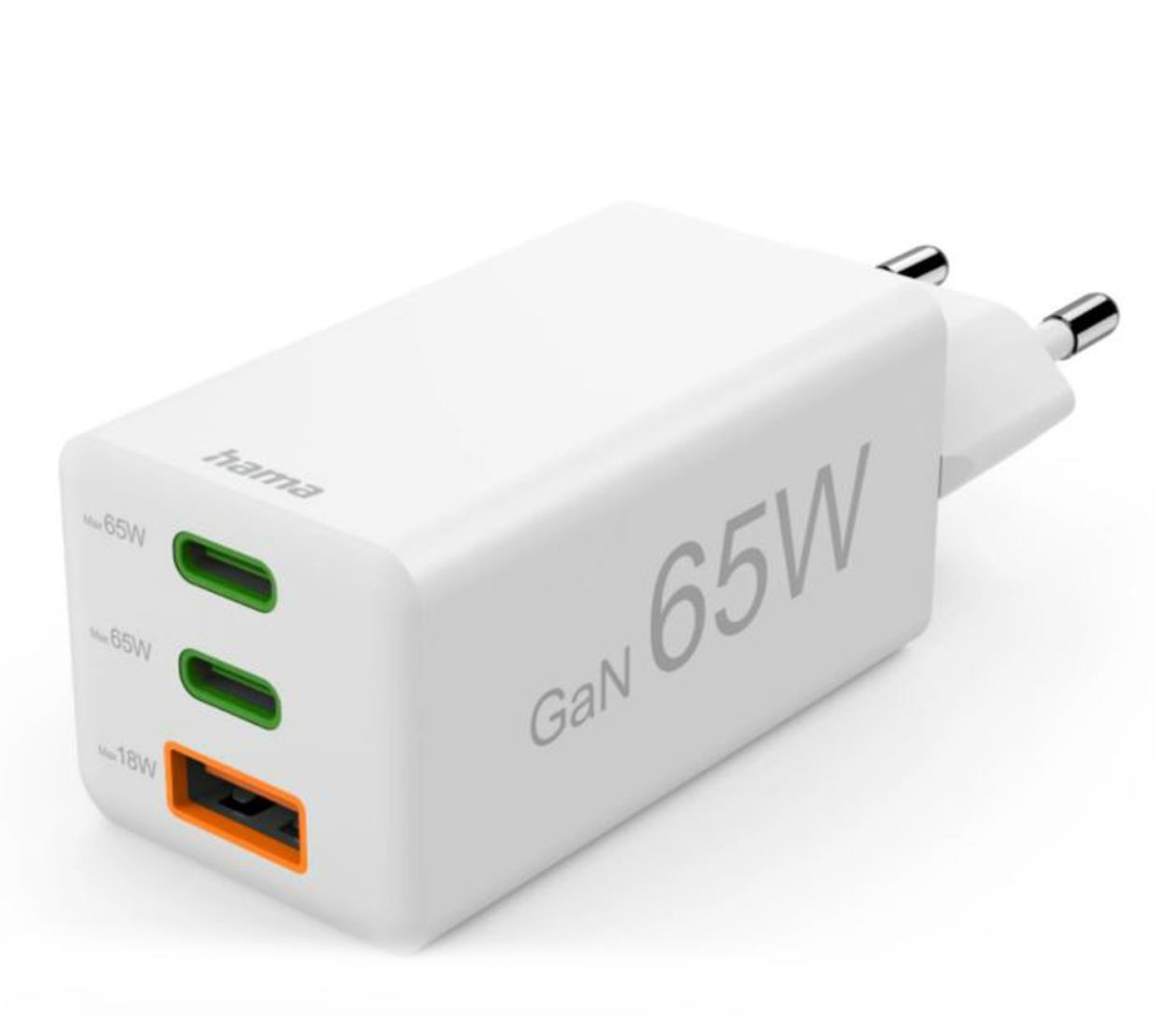 Hama Ładowarka sieciowa Mini 65W 2xUSB-C, 1xUSB-A