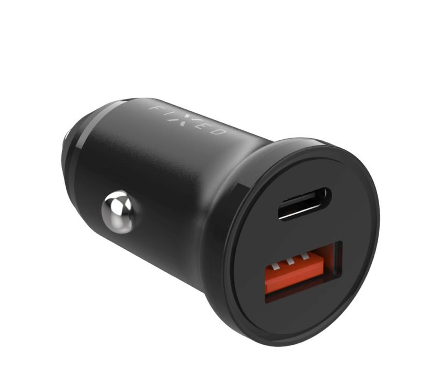 FIXED Ładowarka Samochodowa USB-C/USB Car Charger 20W czarny