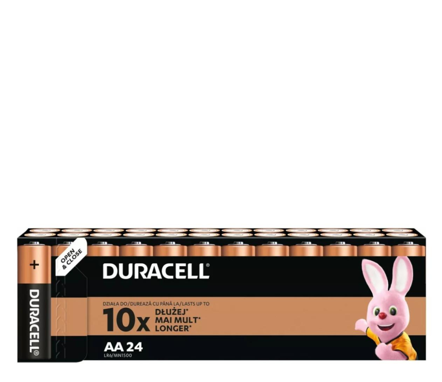24x BATERIE ALKALICZNE AA R6 ORYGINALNE DURACELL