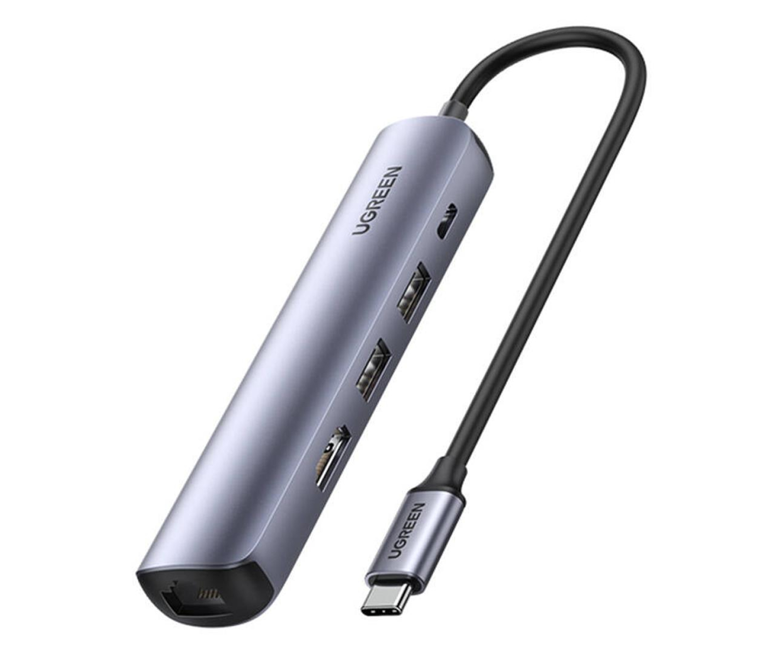 UGREEN Revodok CM418 USB-C - 2xUSB HDMI 4K 30Hz RJ45 1Gbps, PD 100W