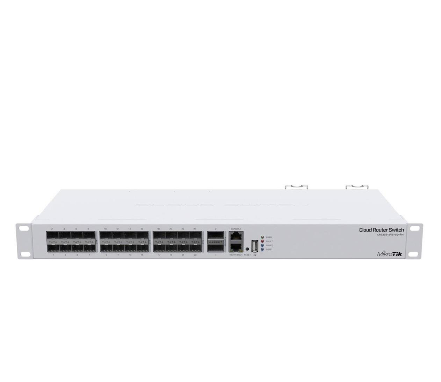 MikroTik CRS326-24S+2Q+RM (24x10G SFP+, 2x40G QSFP)
