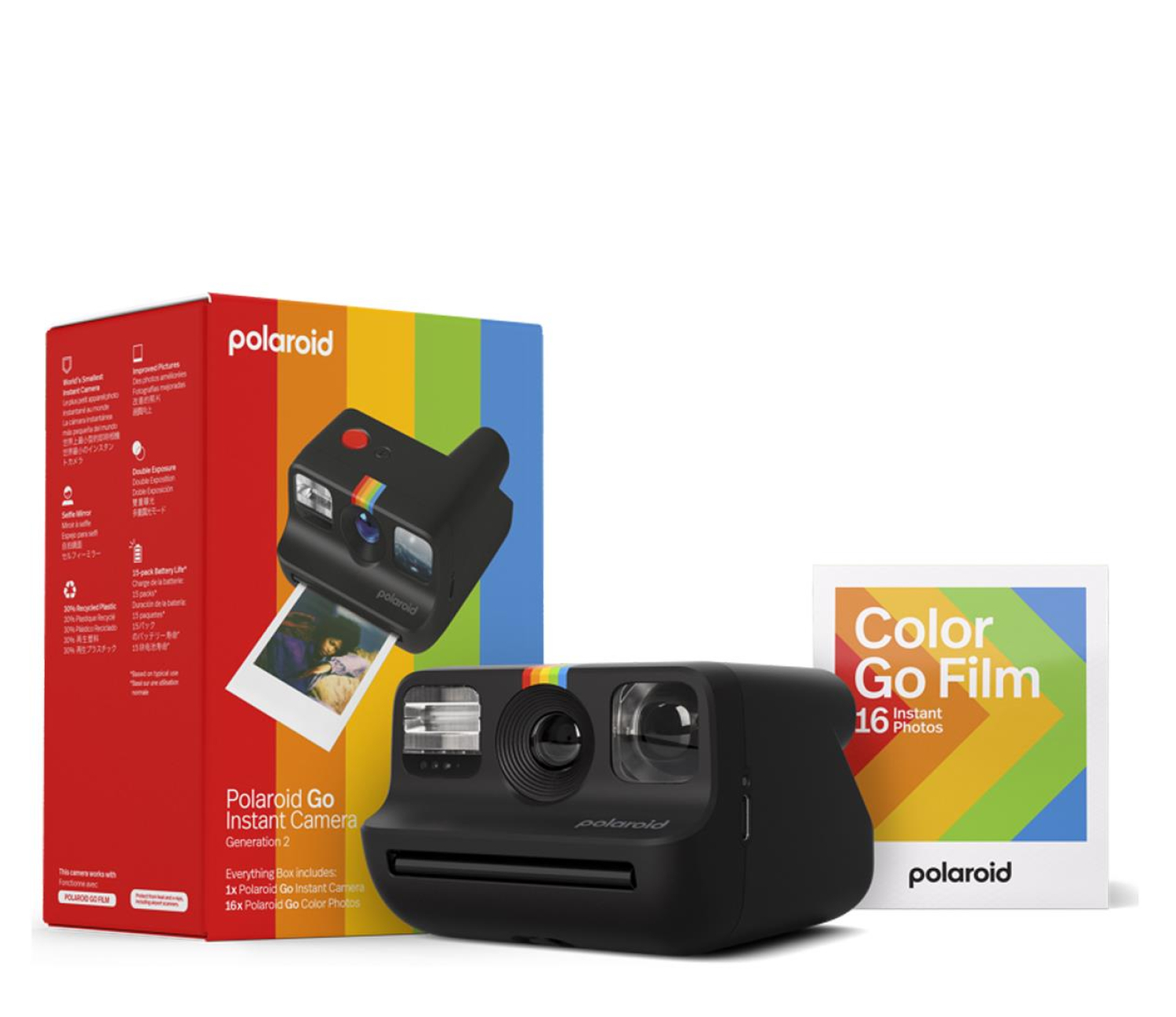 Polaroid Go Gen 2 Black zestaw z filmem