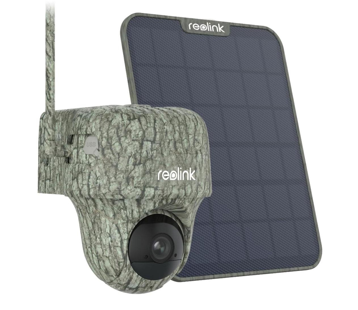 Reolink Inteligentna zewnętrzna obrotowa kamera 4G G450 + panel