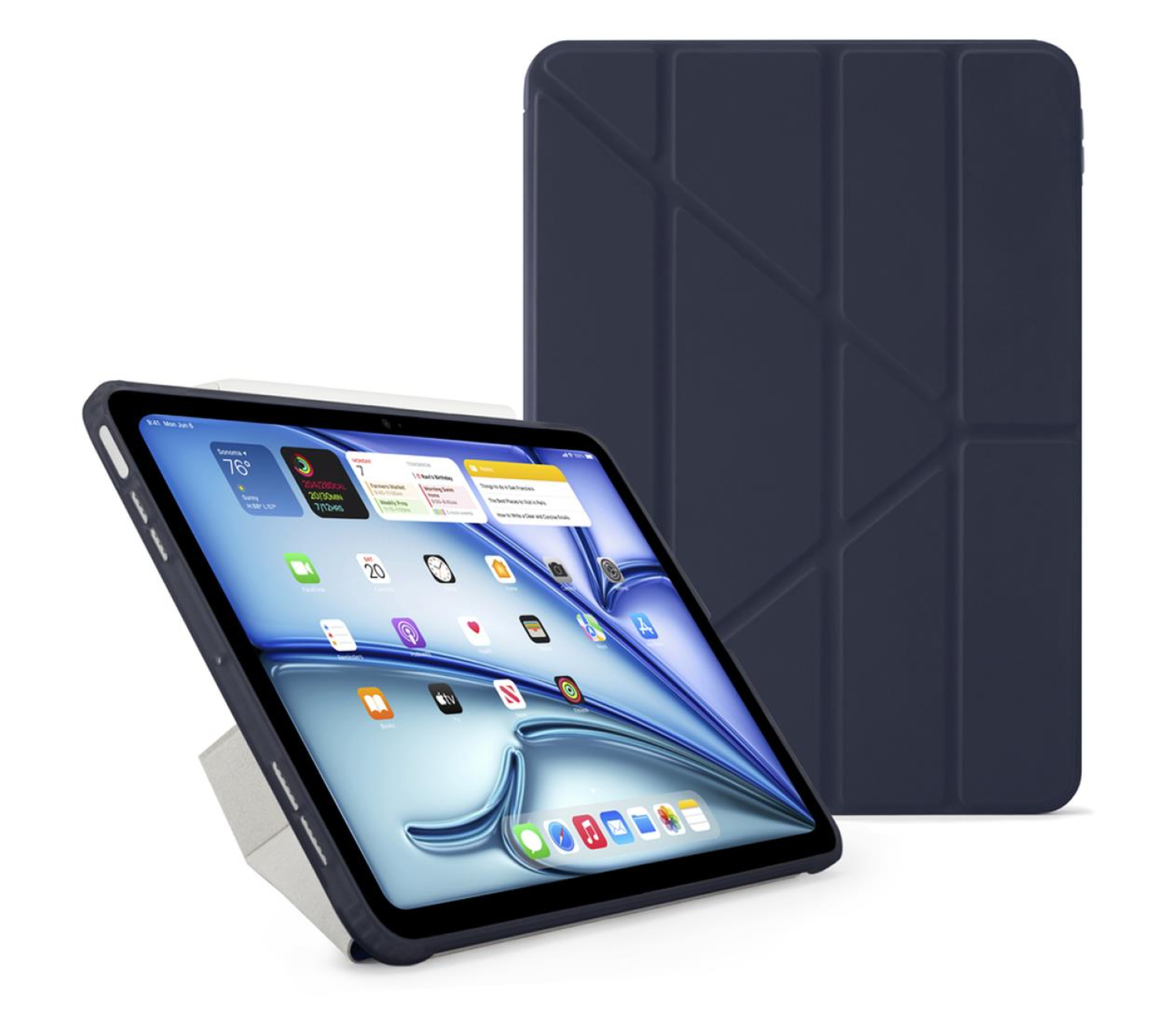 Pipetto Origami No1 Original Case do iPad Air 11" (2024) dark blue