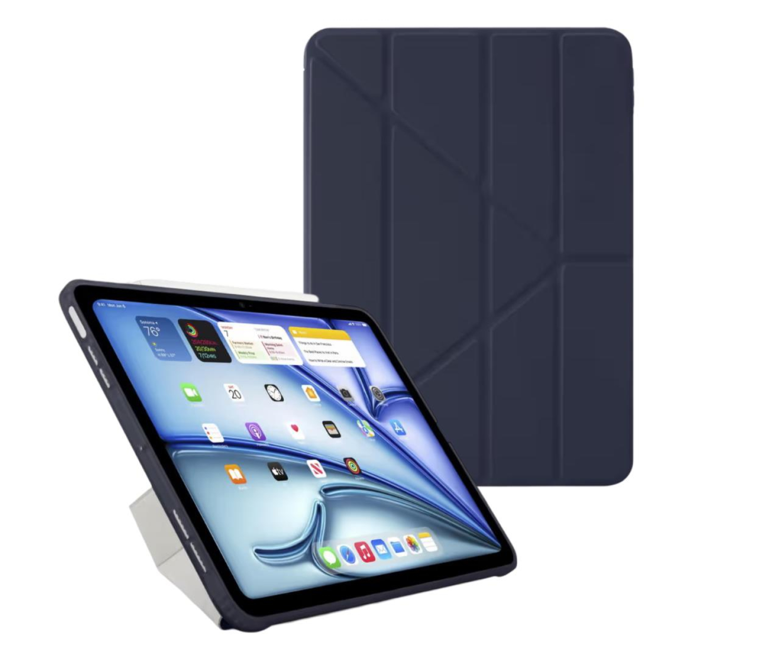 Pipetto Origami No1 Original Case do iPad Air 13" (2024) dark blue