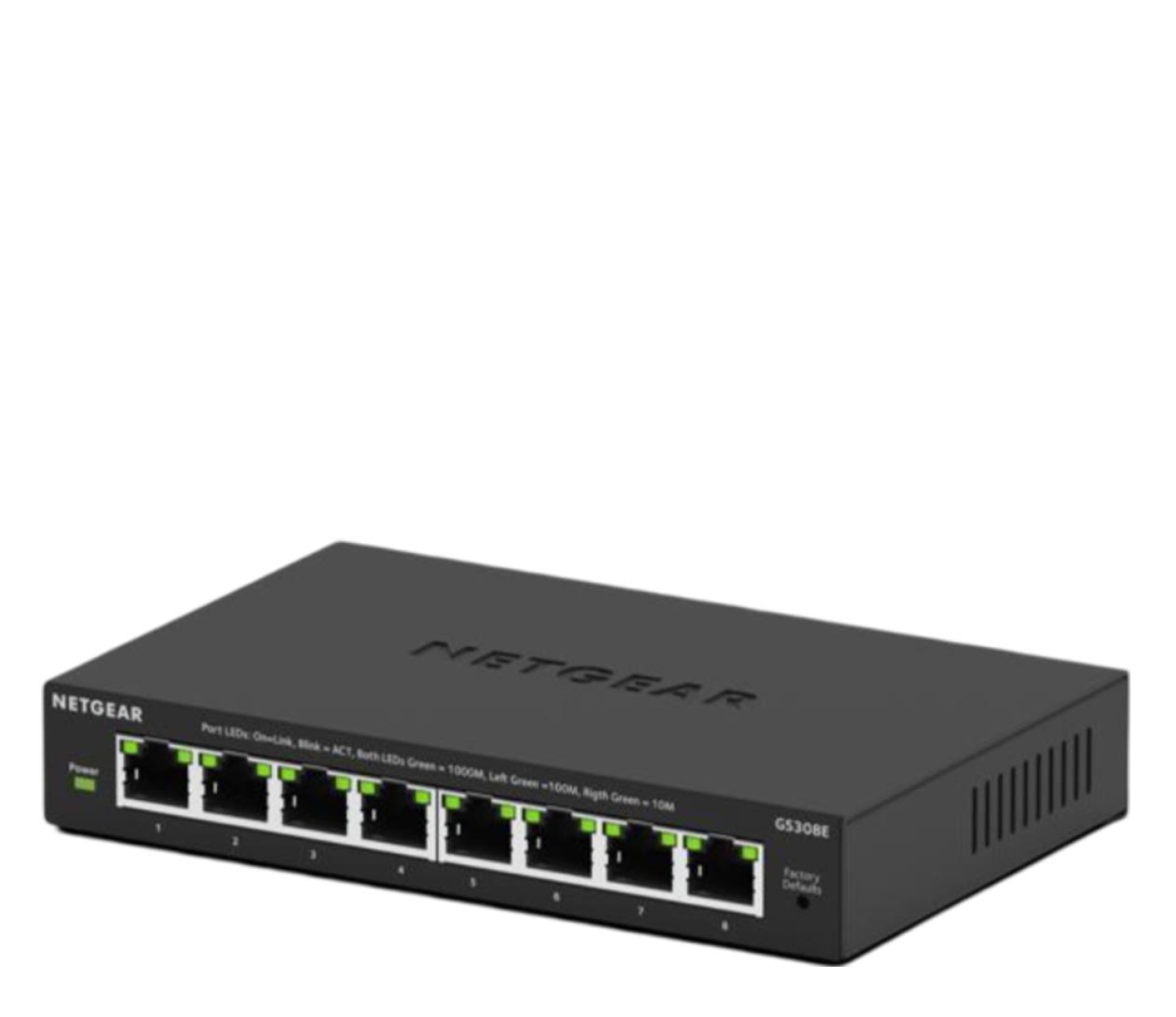 Netgear 8p GS308E (8x10/100/1000Mbit)
