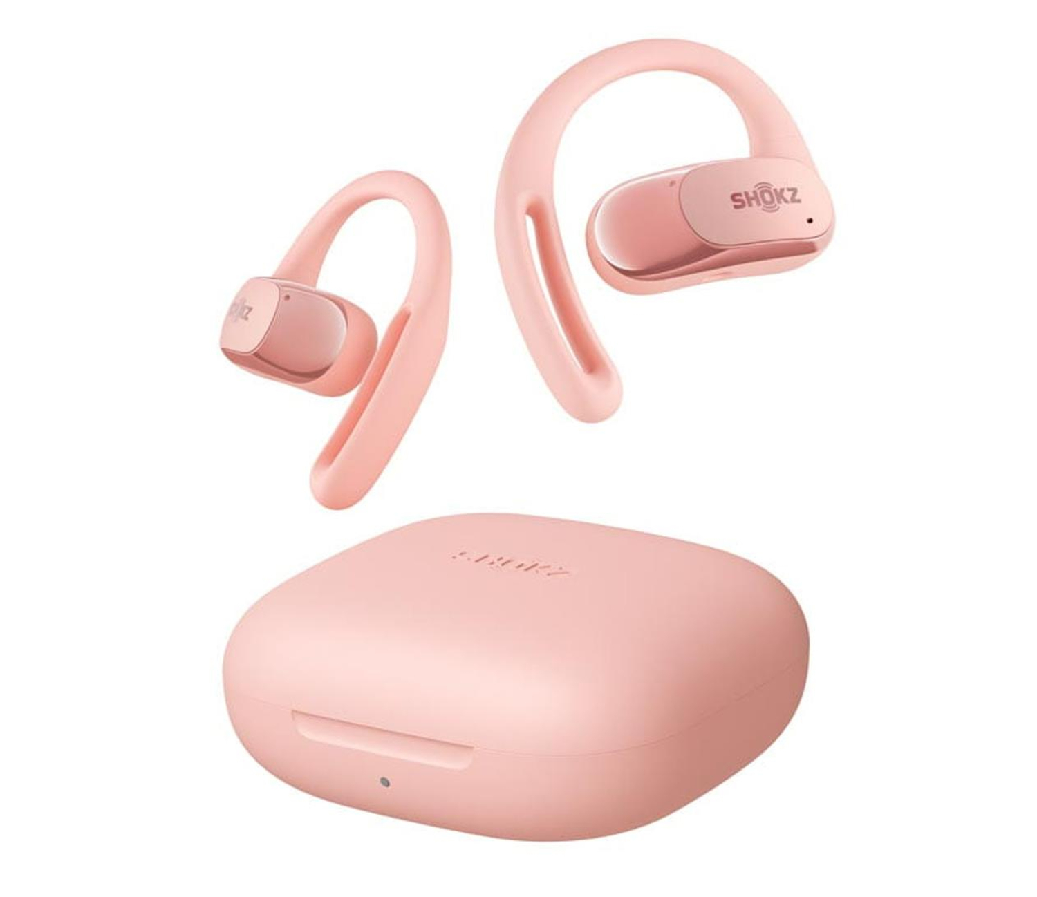 Słuchawki douszne bezprzewodowe Shokz OpenFit Air różowe
