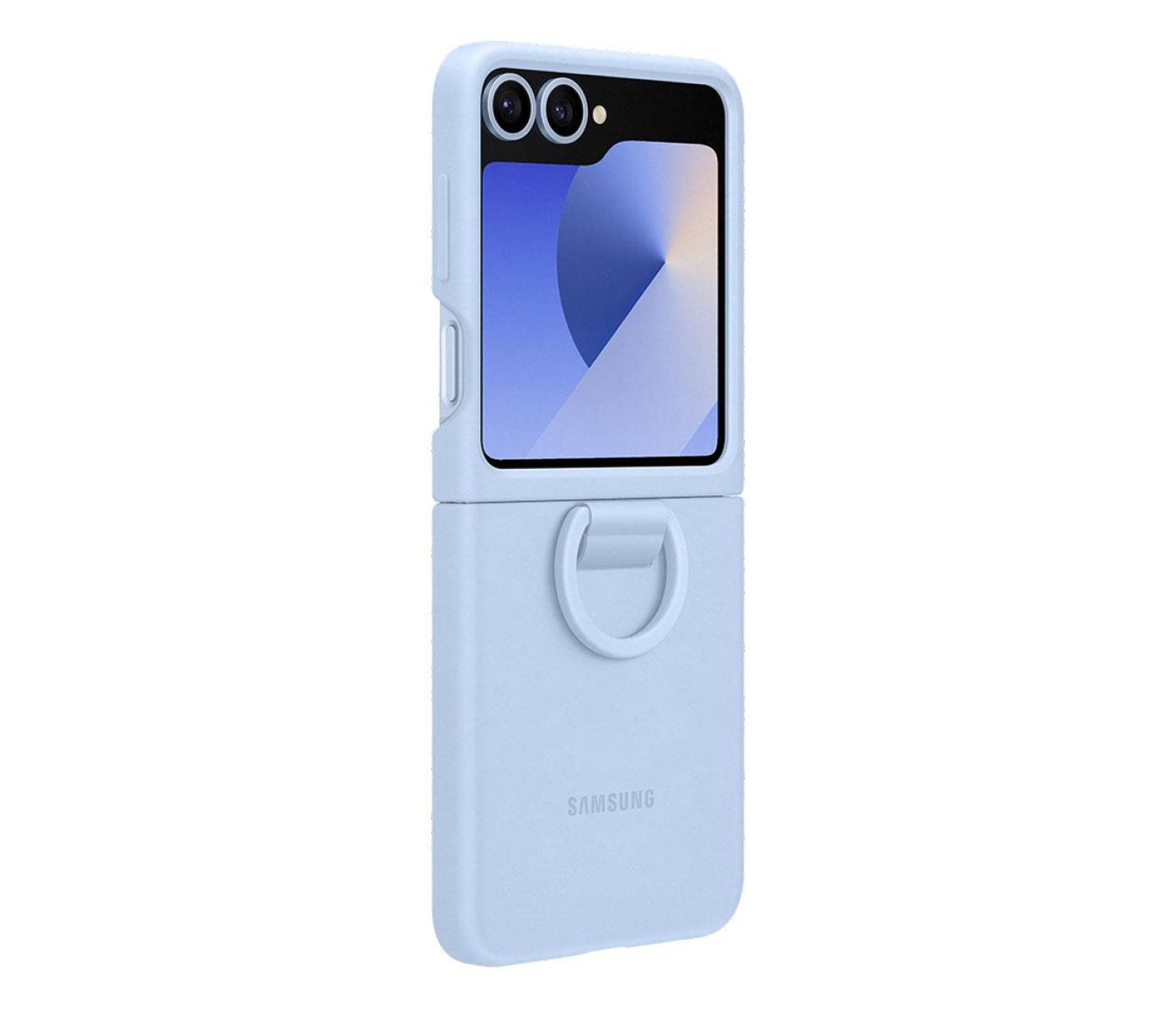Samsung Silicone Case do Galaxy Z Flip6 niebieski