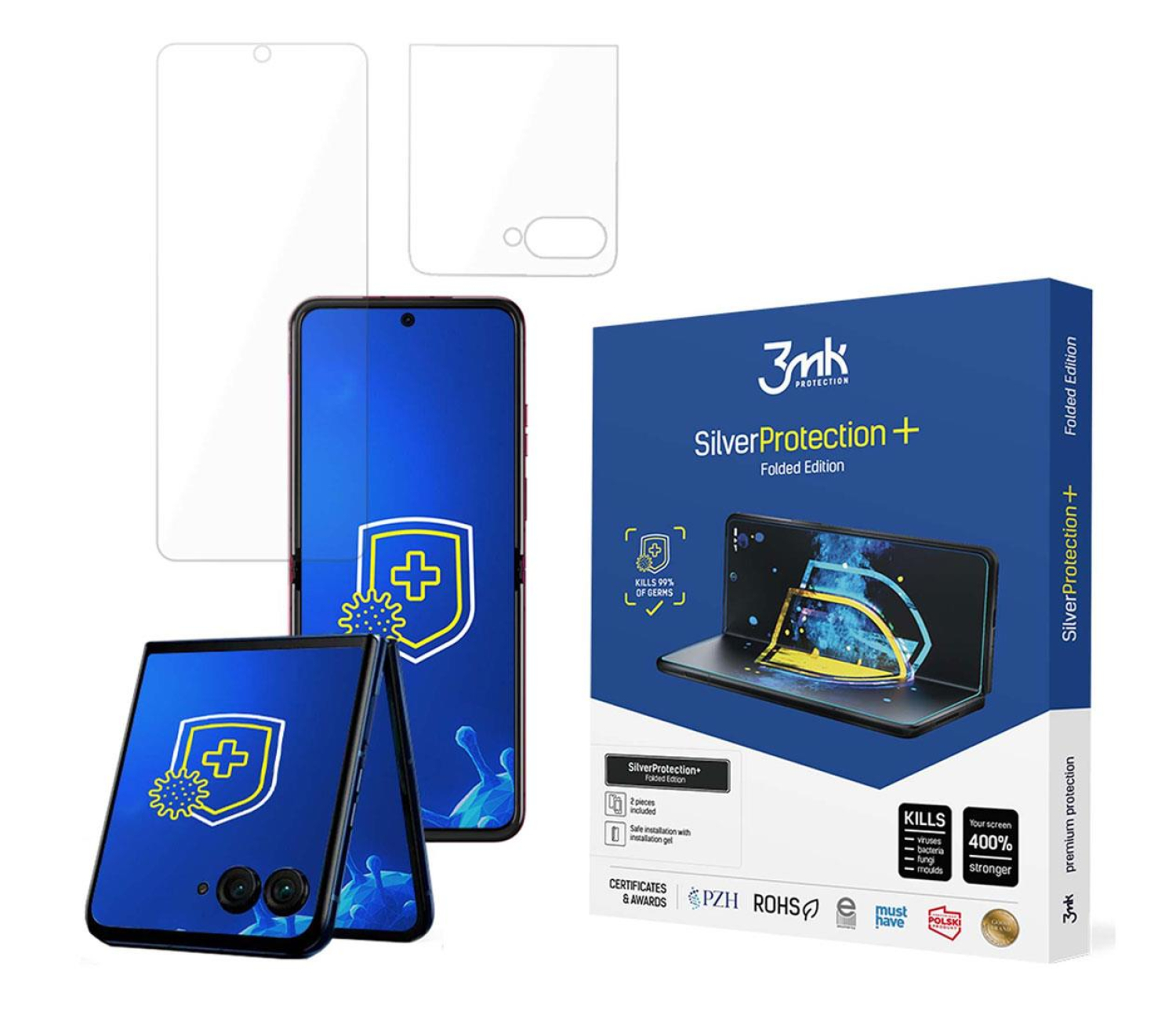 3mk SilverProtection+ Folded Edition do Motorola razr 50 5G
