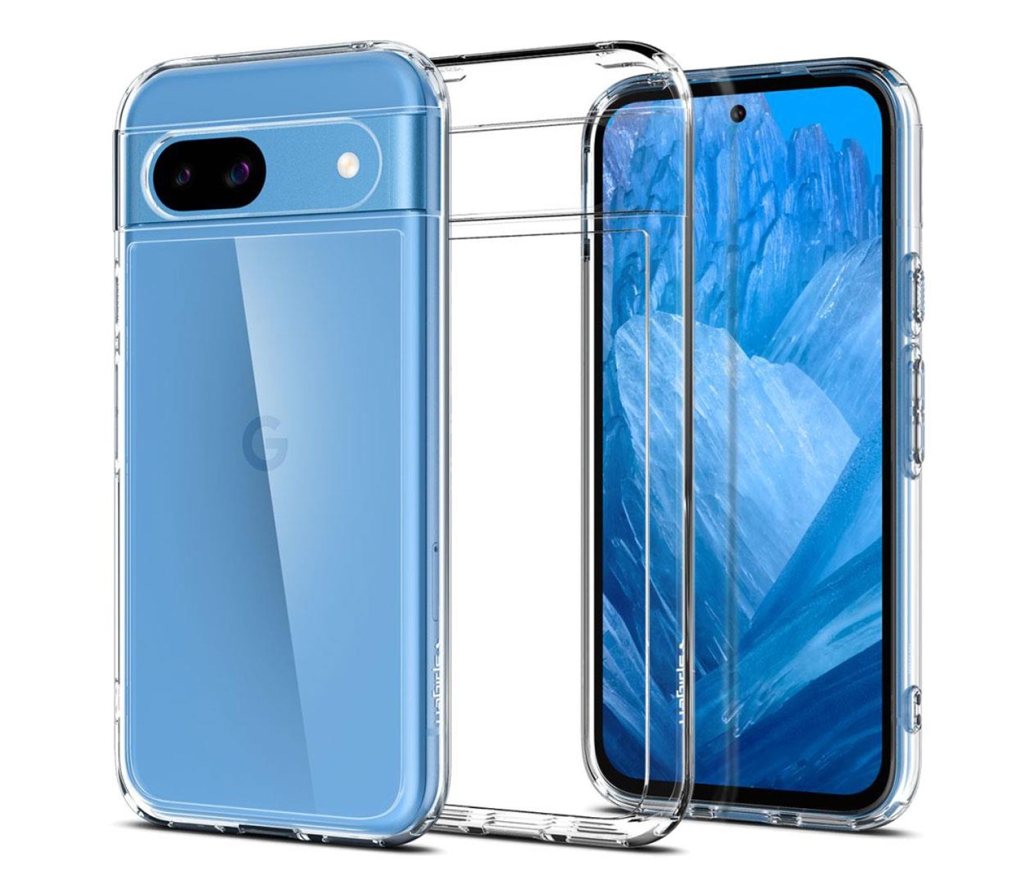 Spigen Ultra Hybrid do Google Pixel 8a 5G Crystal Clear