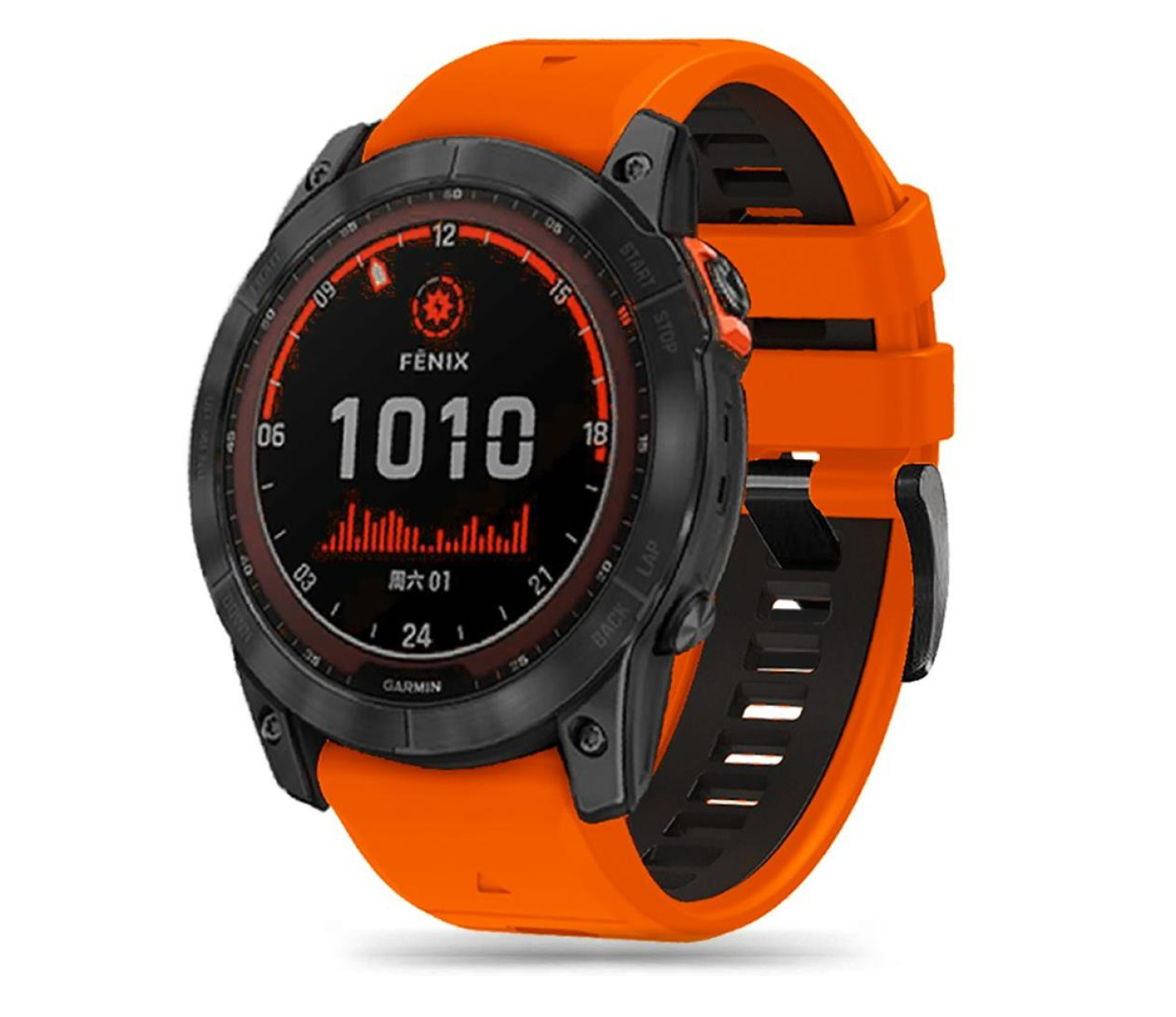 Tech-Protect Iconband Pro do Garmin Fenix (26mm) Orange/Black