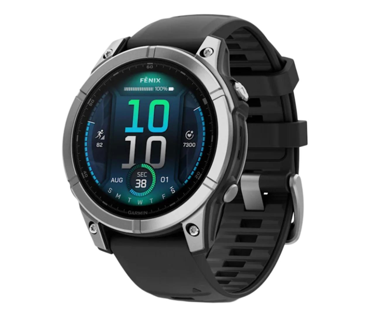 Garmin fenix E 47mm stalowo-czarny