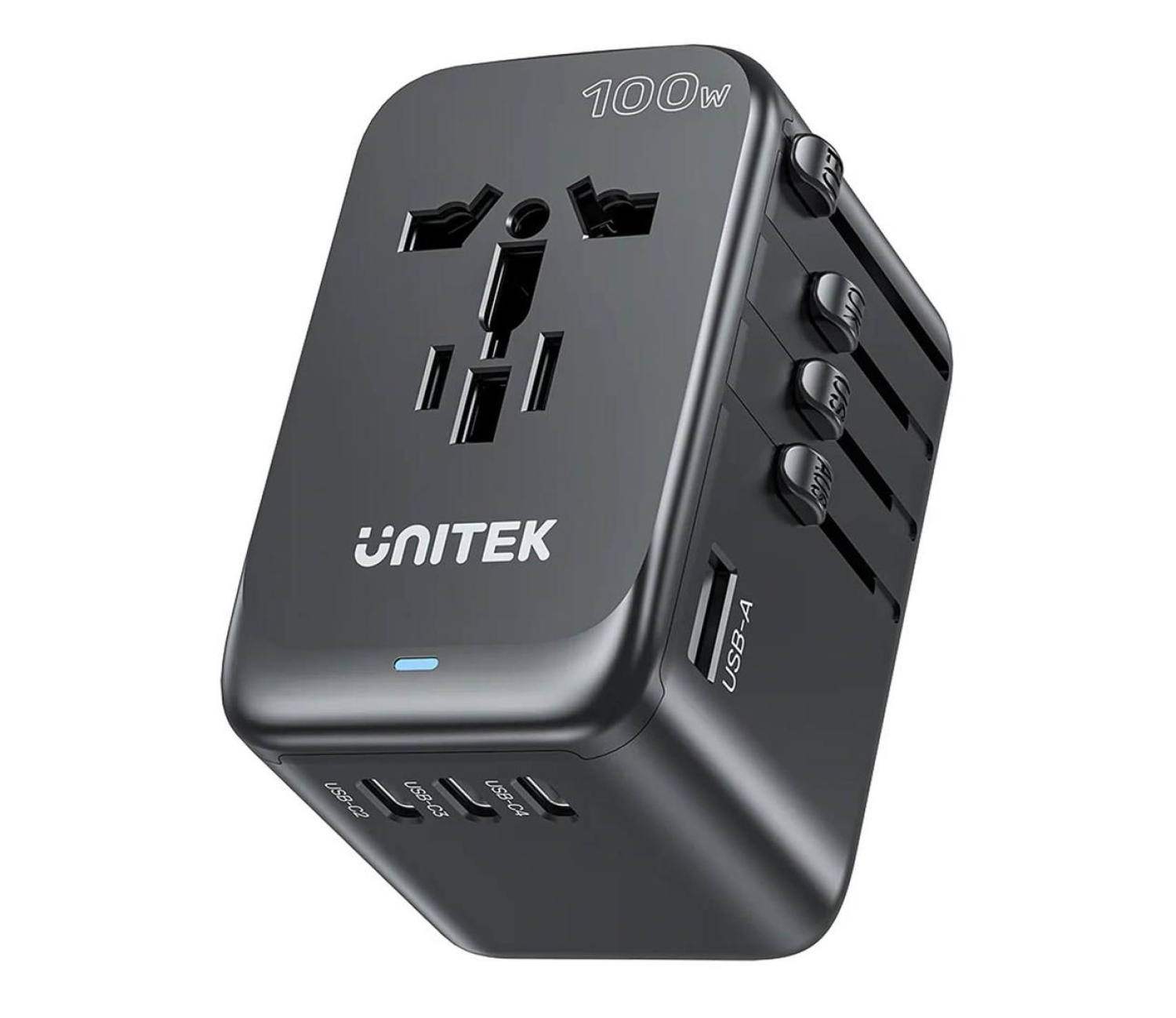 Unitek Ładowarka podróżna EU/US/UK/AUS PD 100W