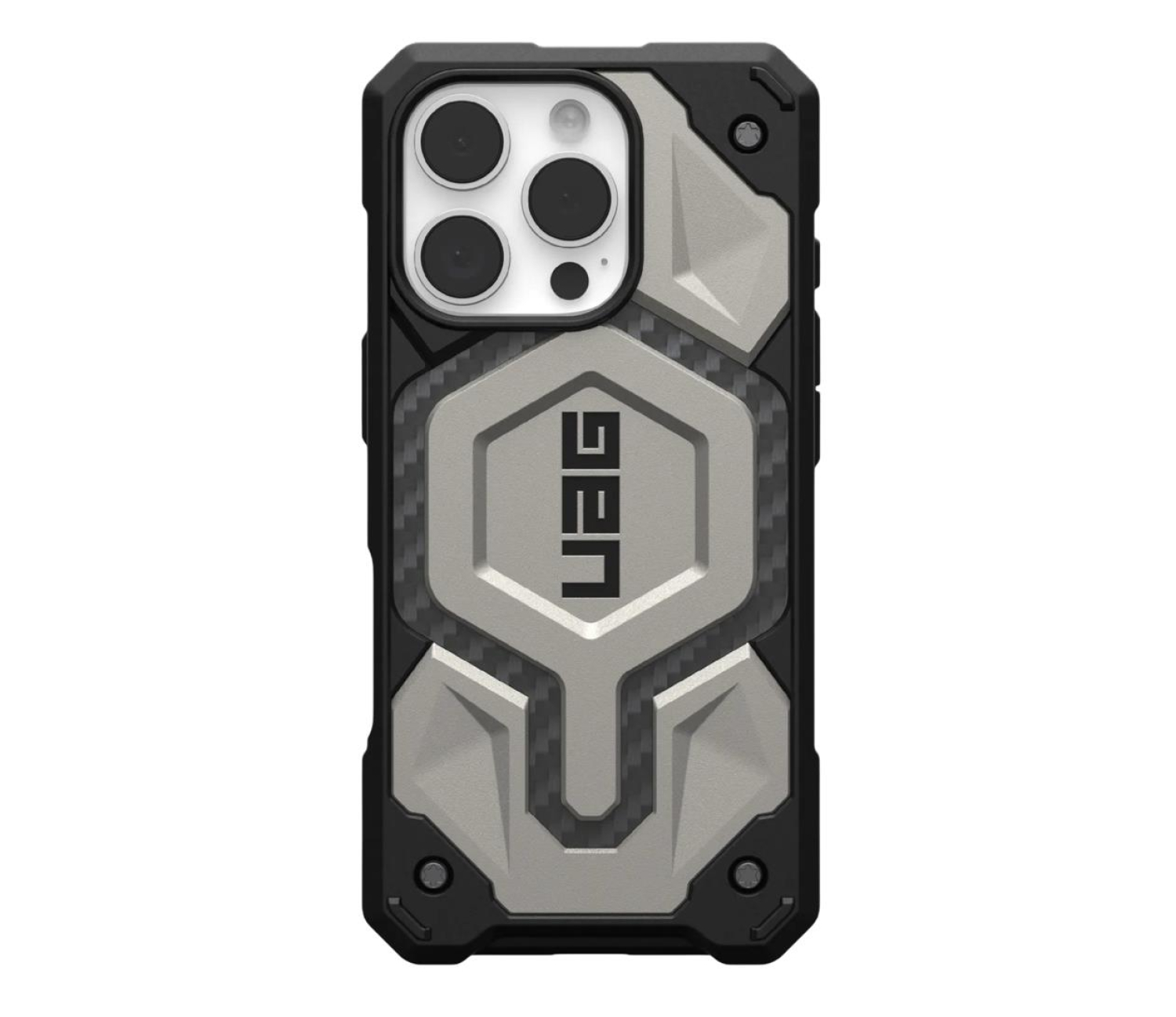 UAG Monarch Pro do iPhone 16 Pro z MagSafe titanium