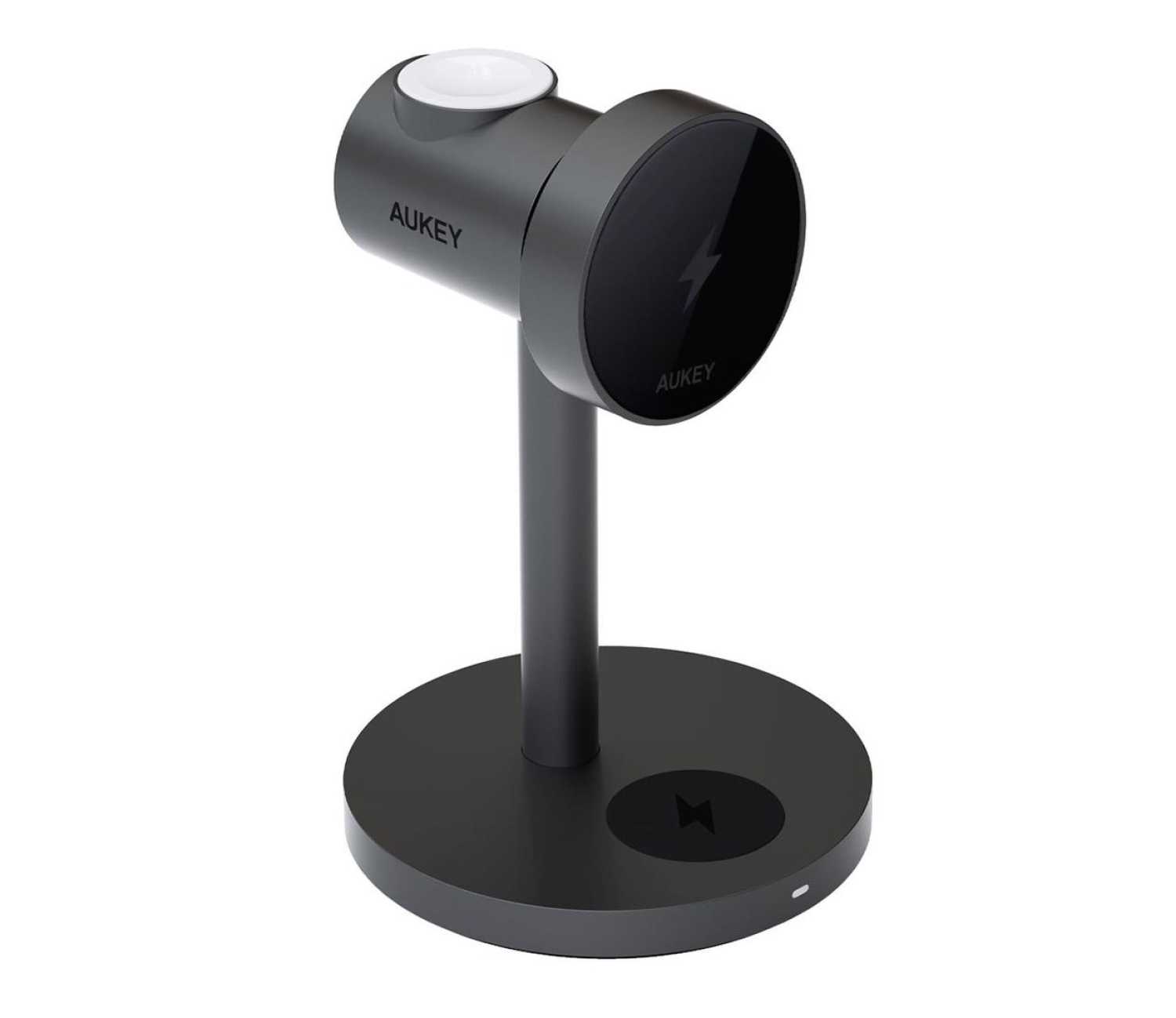Aukey Ładowarka indukcyjna 3w1 Qi2.0 15W