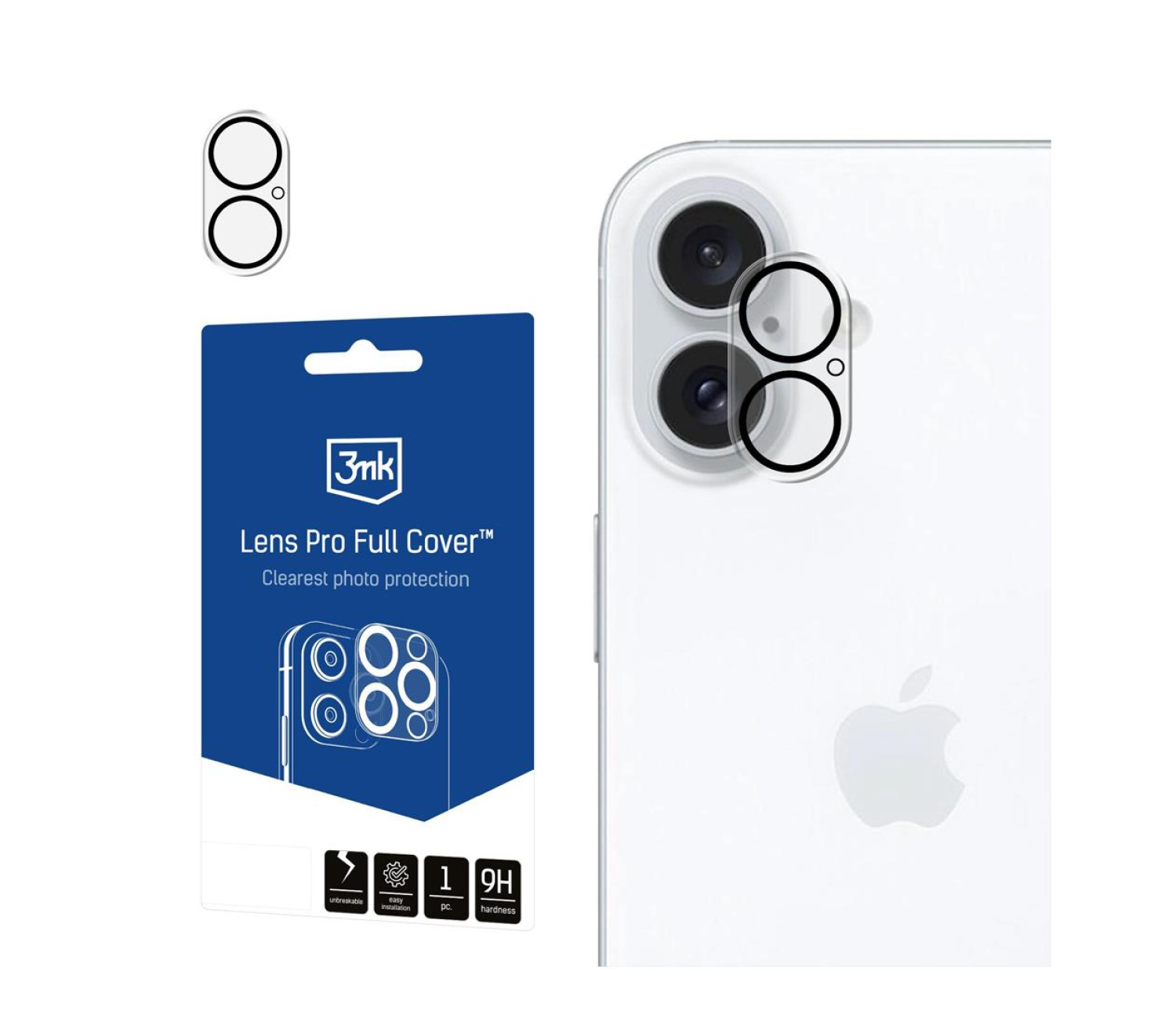 3mk Lens Protection Pro do iPhone 16 /16 Plus Black