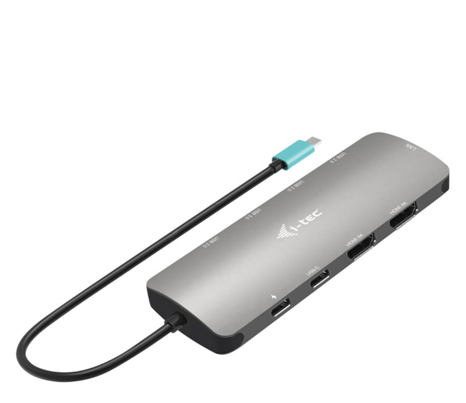i-tec USB-C Metal Nano 2x Display Dock PD 100W + zasilacz