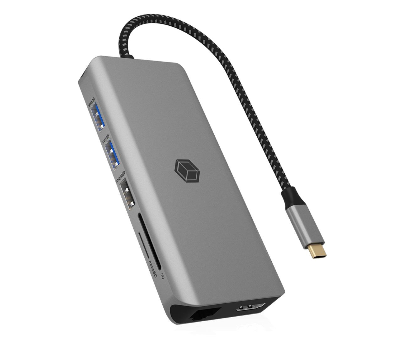 IcyBox Stacja dokująca IB-DK4061-CPD 12w1,2xHDMI, PD 100W