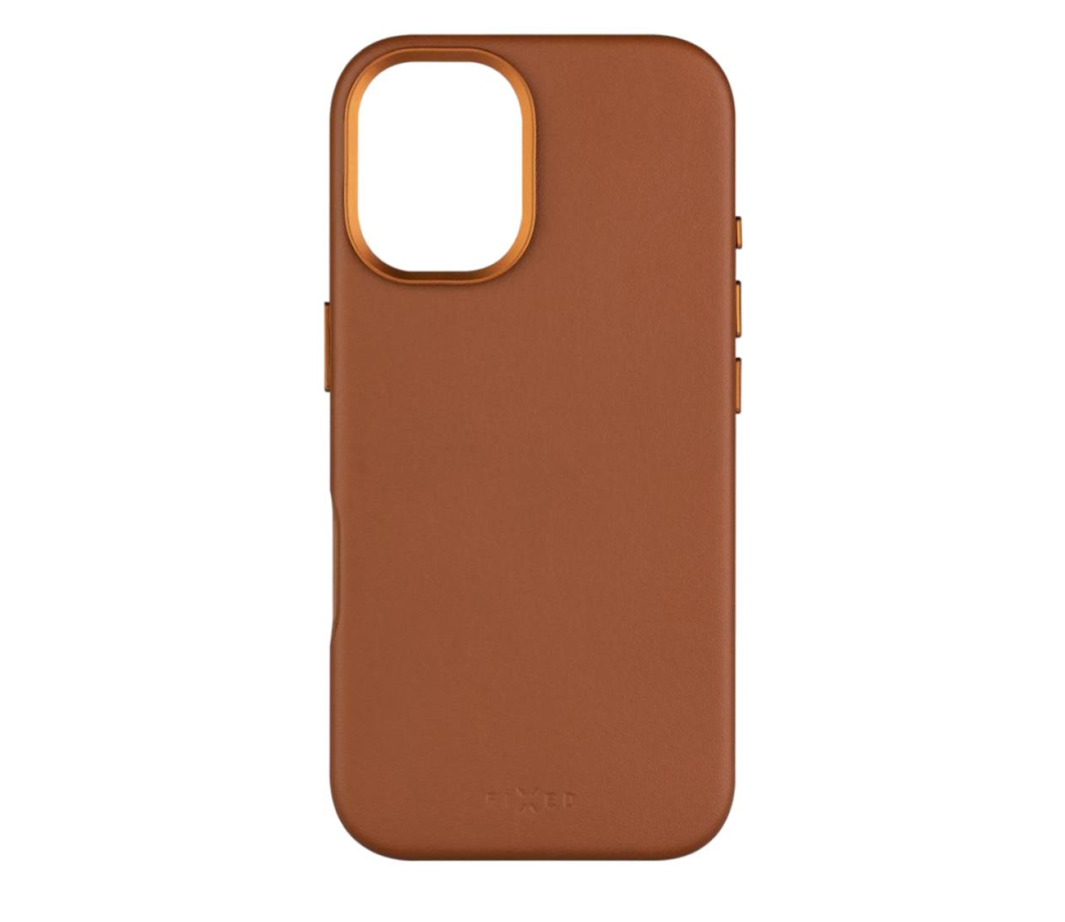 FIXED MagLeather do iPhone 16 brązowy