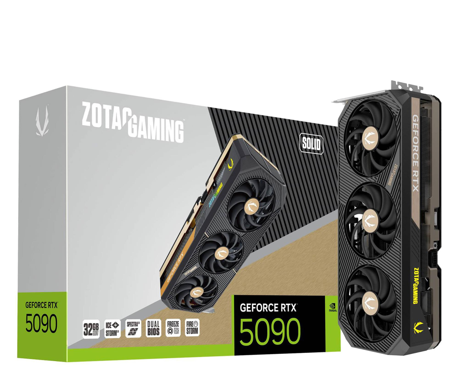 Zotac GeForce RTX 5090 Solid 32GB GDDR7 DLSS5