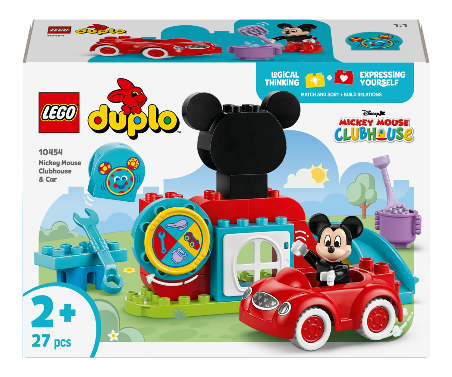 LEGO DUPLO Disney™ 10454 Klub przyjaciół Myszki Miki i samochód - odbiór za 0 zł we wszystkich salonach x-kom i Neonet
