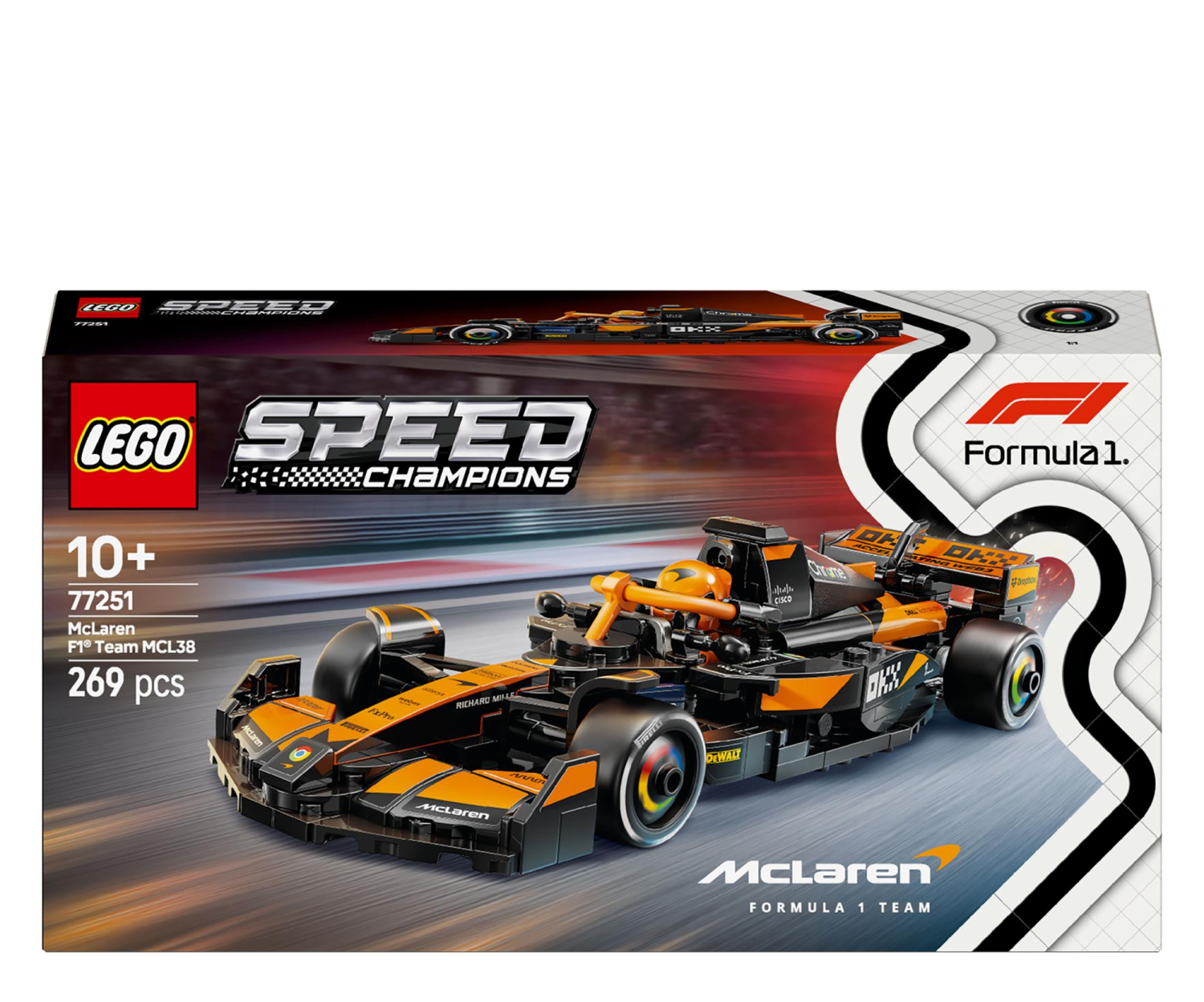 LEGO Speed Champions 77251 Bolid F1® McLaren Team MCL38 - odbiór za 0 zł we wszystkich salonach x-kom i Neonet