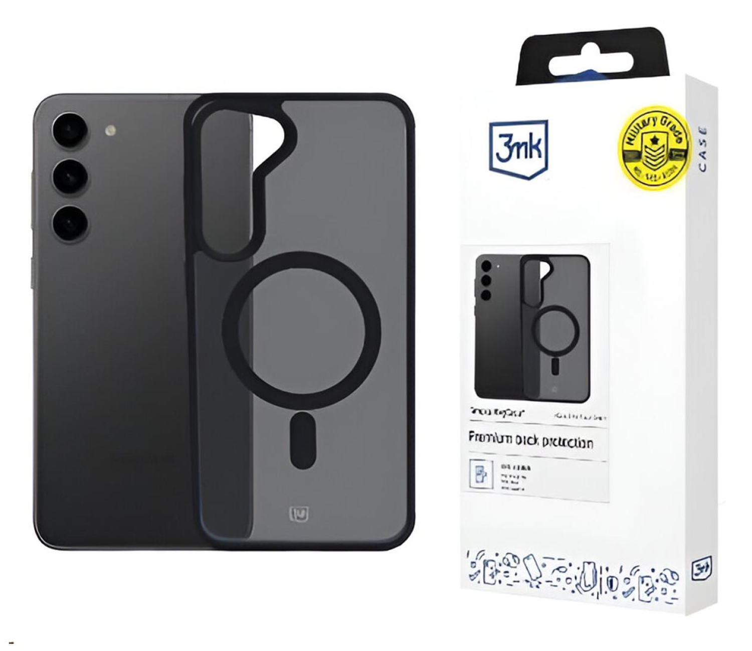 3mk Smoke MagCase do Samsung Galaxy S25