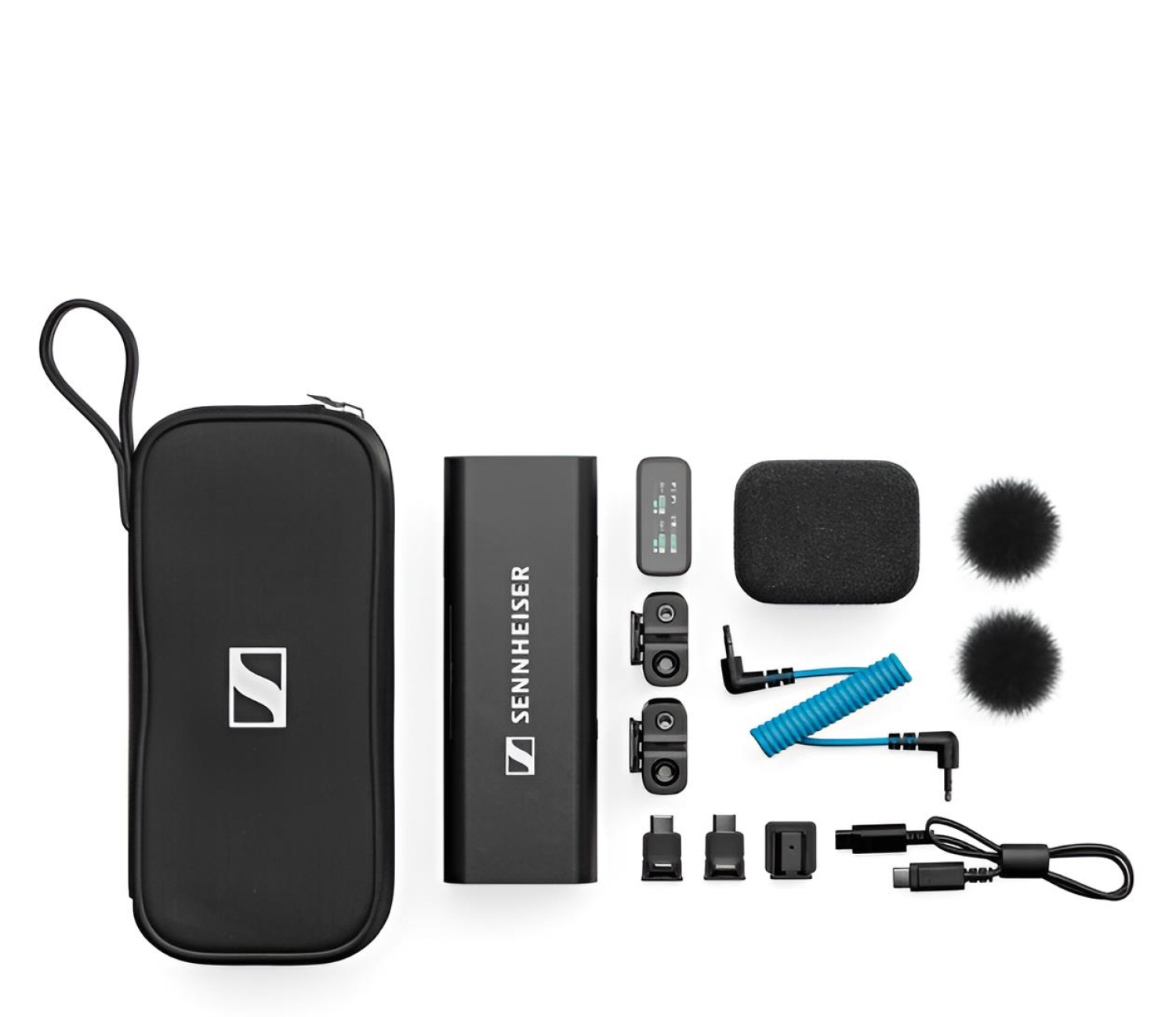 Sennheiser PROFILE WIRELESS 2-CHANNEL SET - 2-kanałowy odbiornik 2,4 GHz, 2 mikrofony na klipsie, akcesoria, etui ładujące, pokrowiec