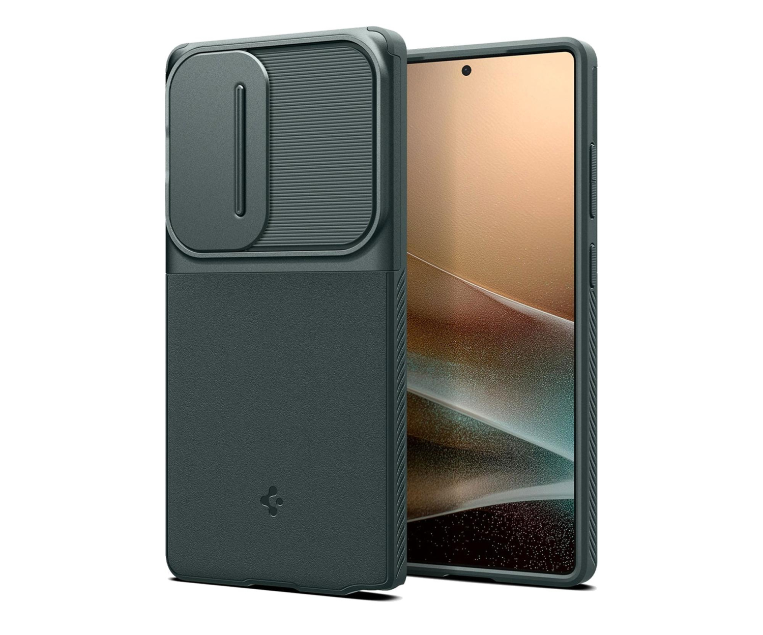 Spigen Optik Armor do Samsung Galaxy S25 Ultra Abyss Green