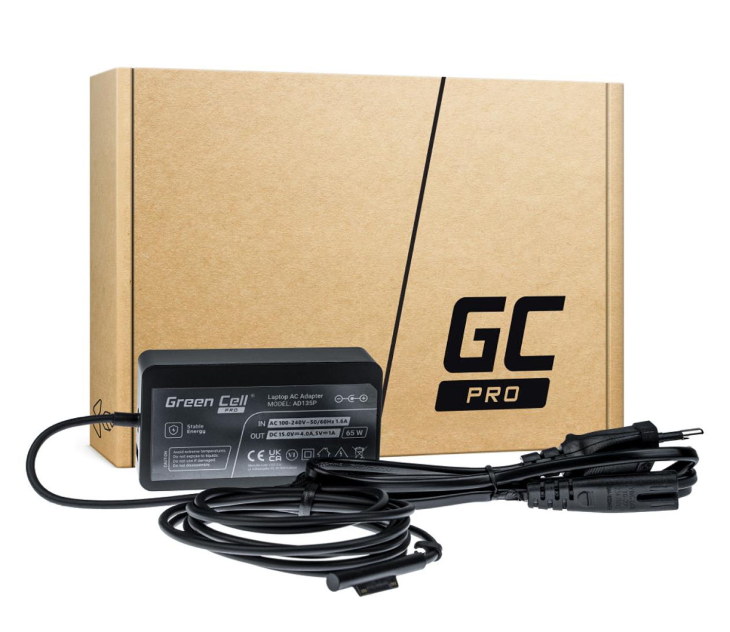 Green Cell Zasilacz PRO 1706 65W 15V 4A do Microsoft