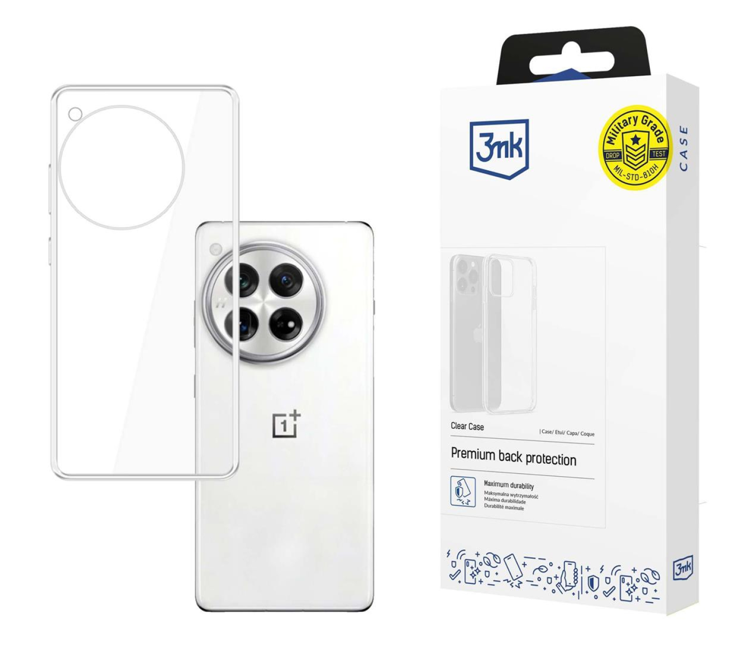 3mk Clear Case do OnePlus 13R 5G