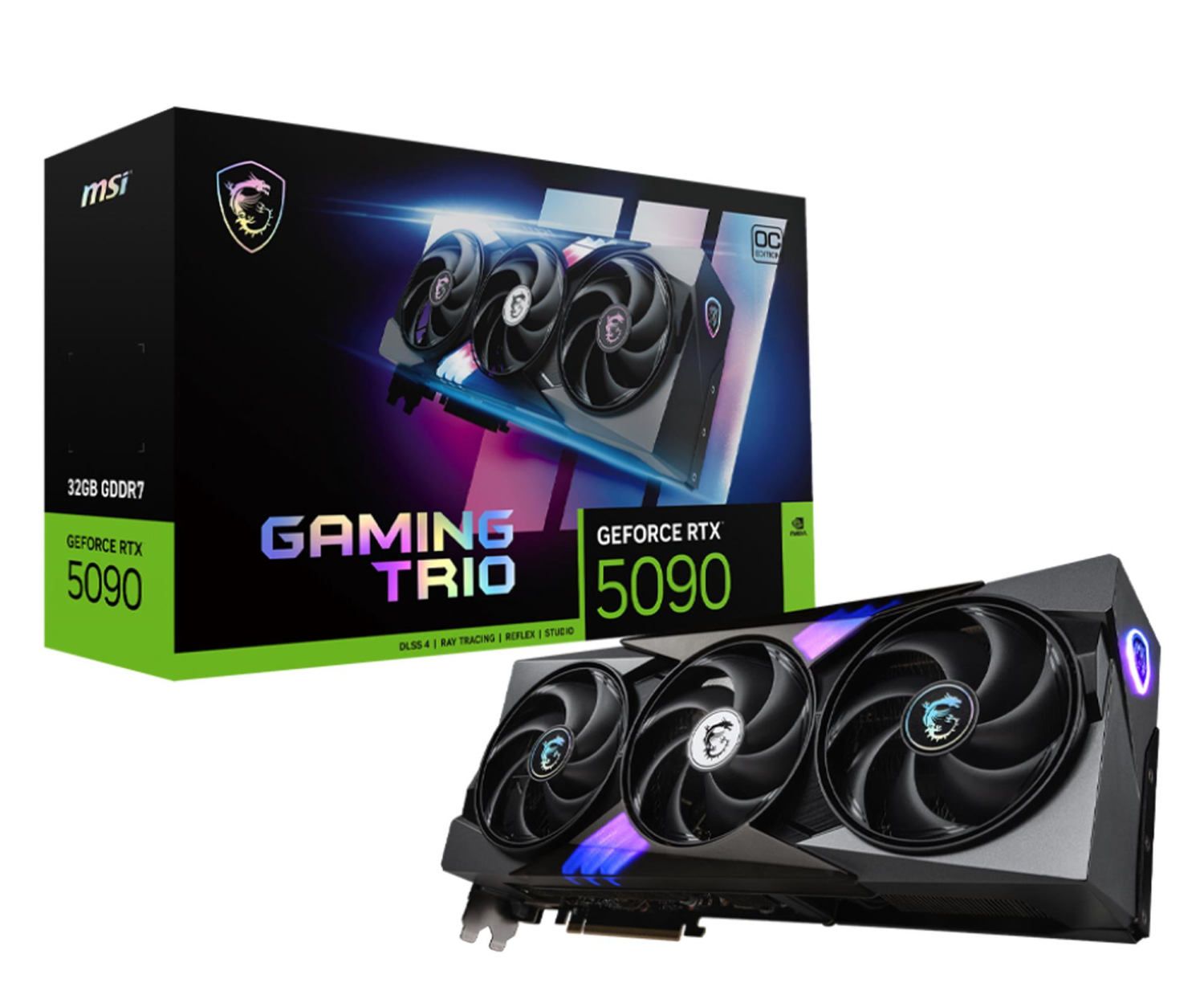 MSI GeForce RTX 5090 Gaming Trio OC 32GB GDDR7 512bit DLSS 4