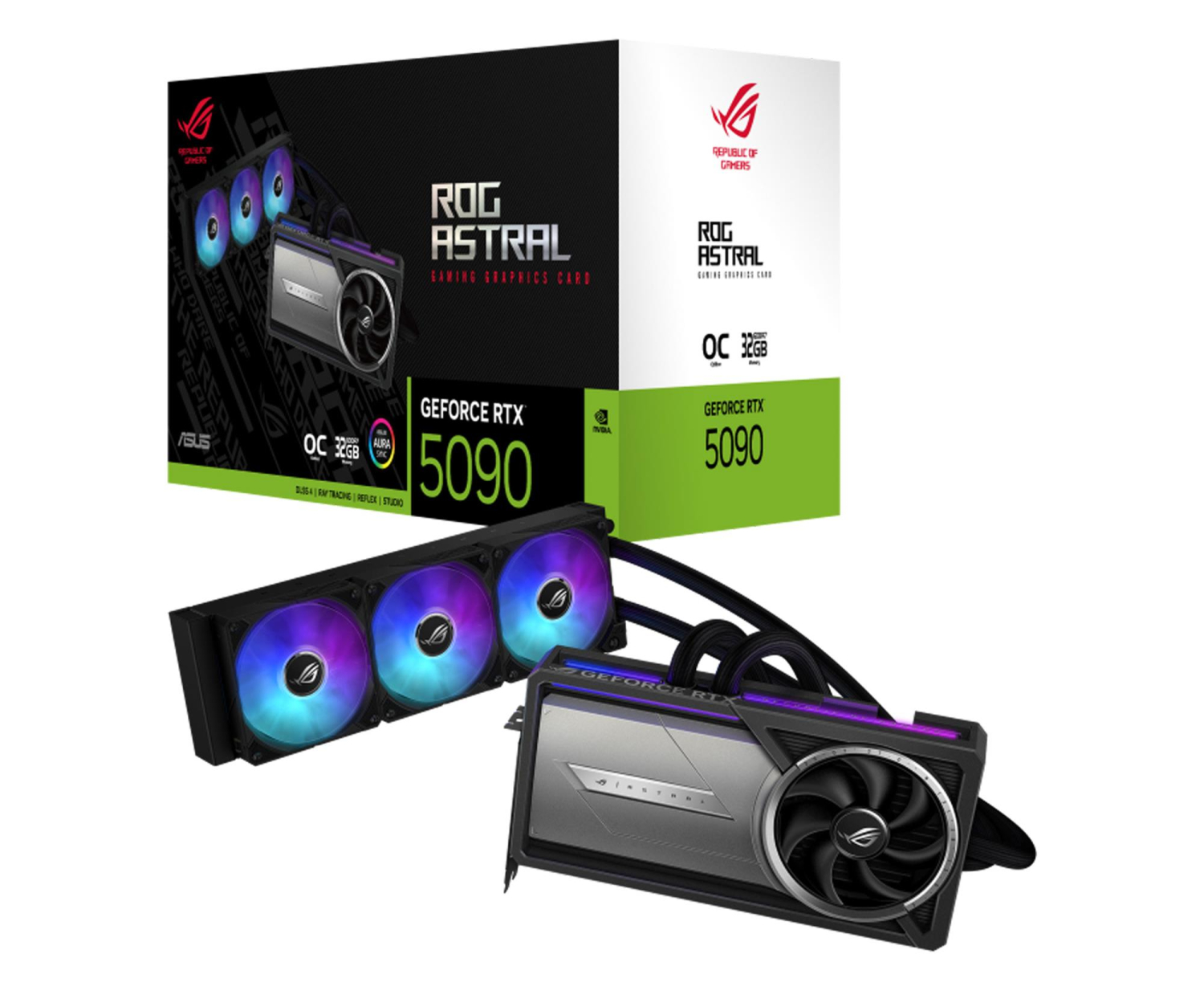 ASUS GeForce RTX 5090 ROG Astral LC OC 32GB GDDR7 DLSS5