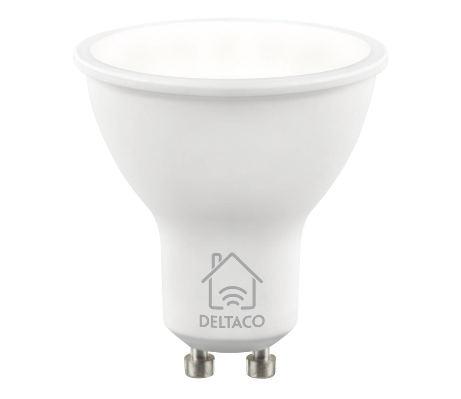 Deltaco SMART H LED lamp GU10 WiFI 2.4GHz 5W 470lm Dim 2700K6500K