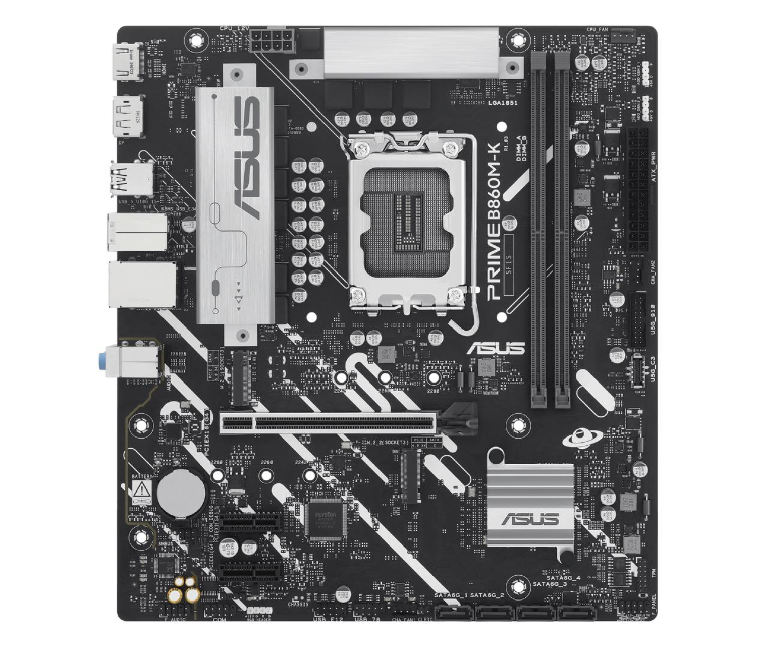 Asus Płyta główna PRIME B860M-K s1851 XDDR5 USBC mATX