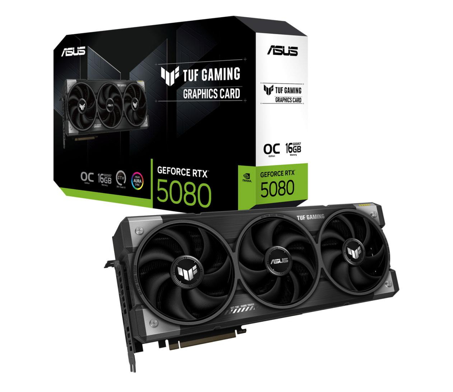 ASUS GeForce RTX 5080 TUF Gaming OC 16GB GDDR7 DLSS4