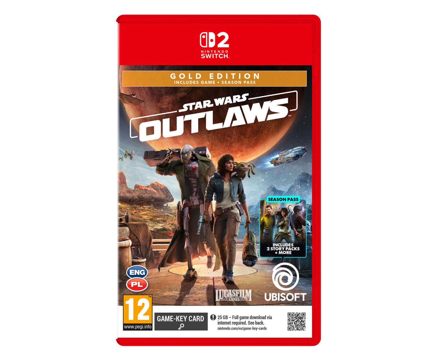 Star Wars Outlaws Edycja Gold Gra na Nintendo Switch 2