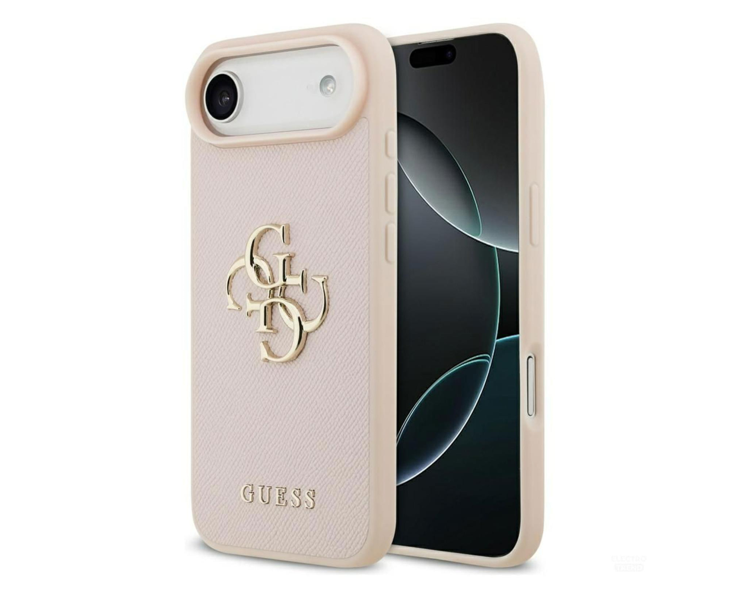 Guess Grained Big 4G & Classic Logo do iPhone Air różowy