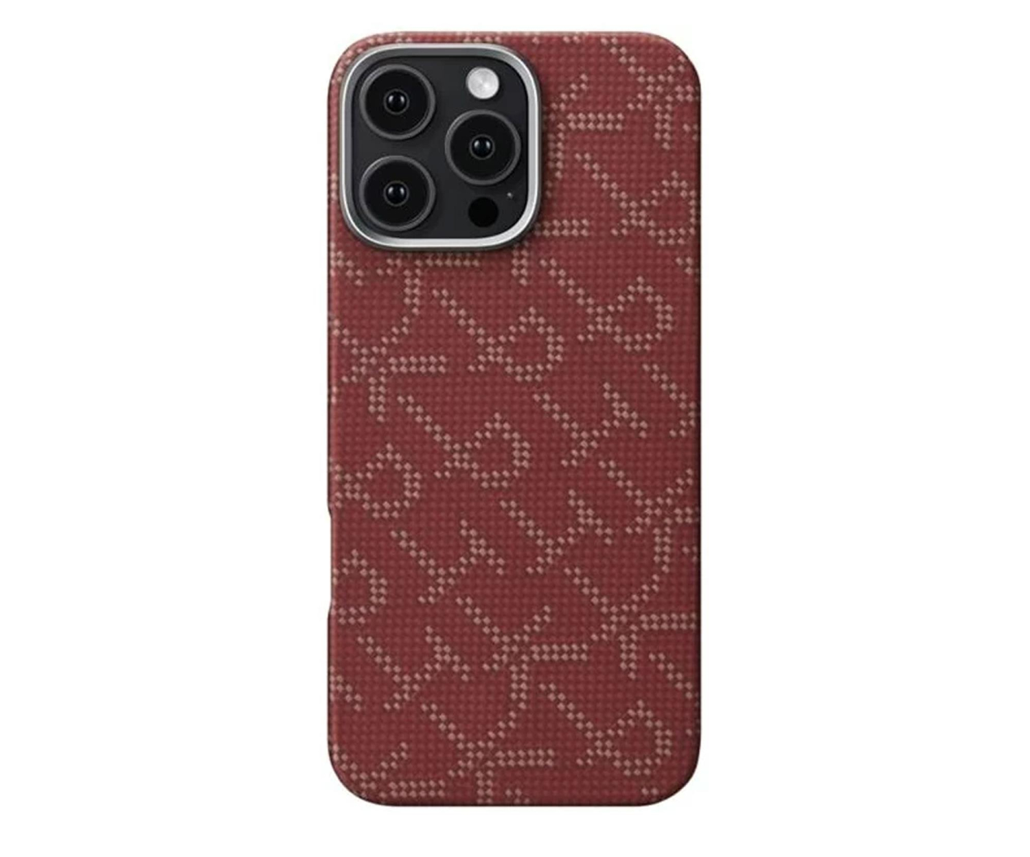 PITAKA Tactile Woven Case PTK Red/Gold iPhone 16 Pro