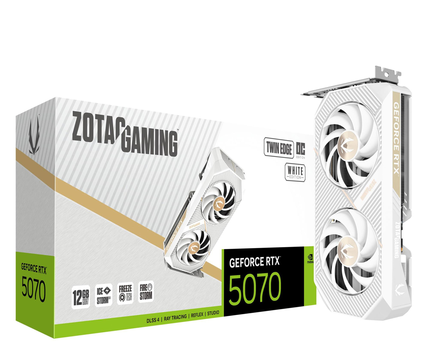 Zotac GeForce RTX 5070 Twin Edge OC White 12GB GDDR7 DLSS4