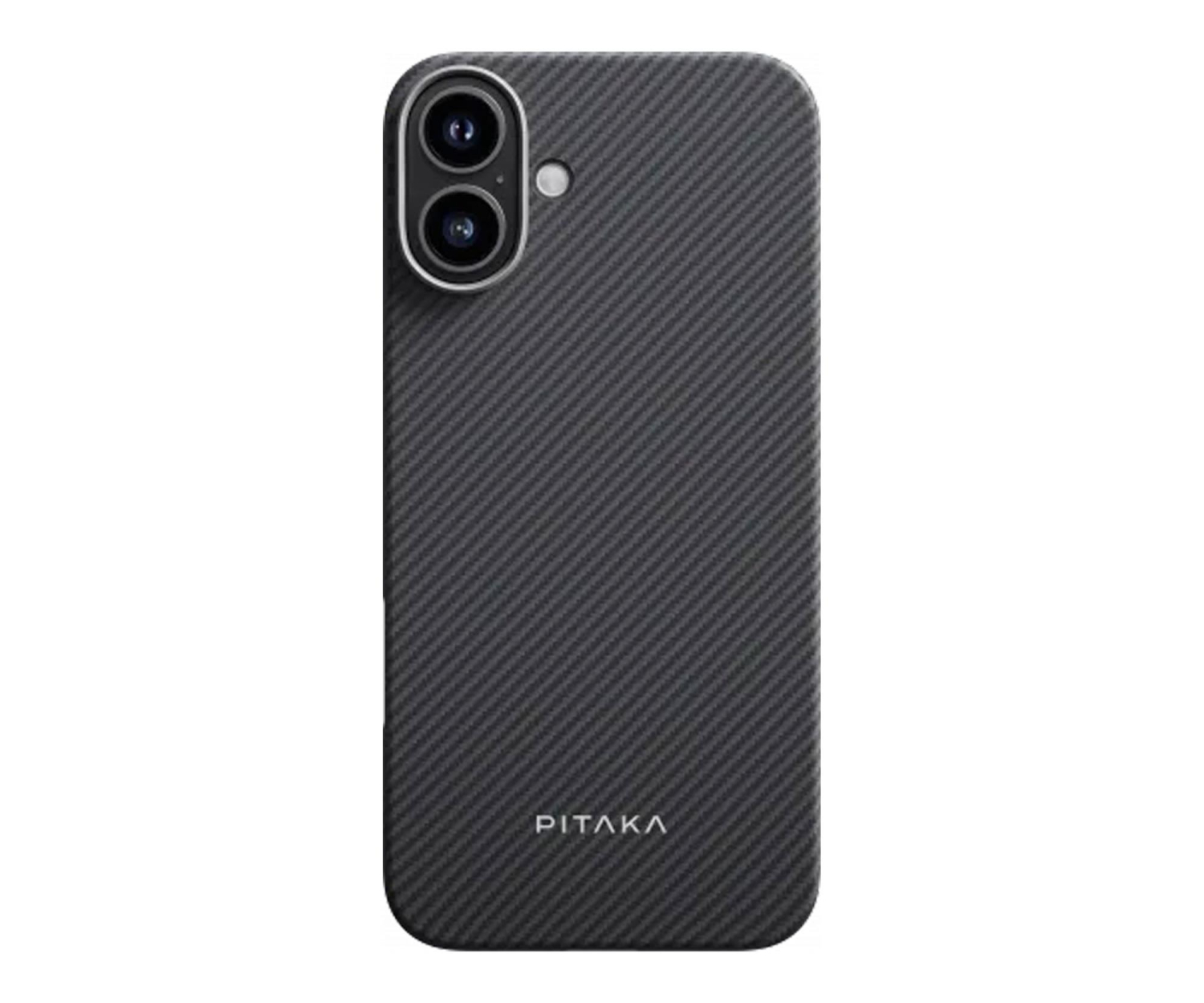 PITAKA Ultra-Slim Case Black/Grey Twill  iPhone 16 Plus