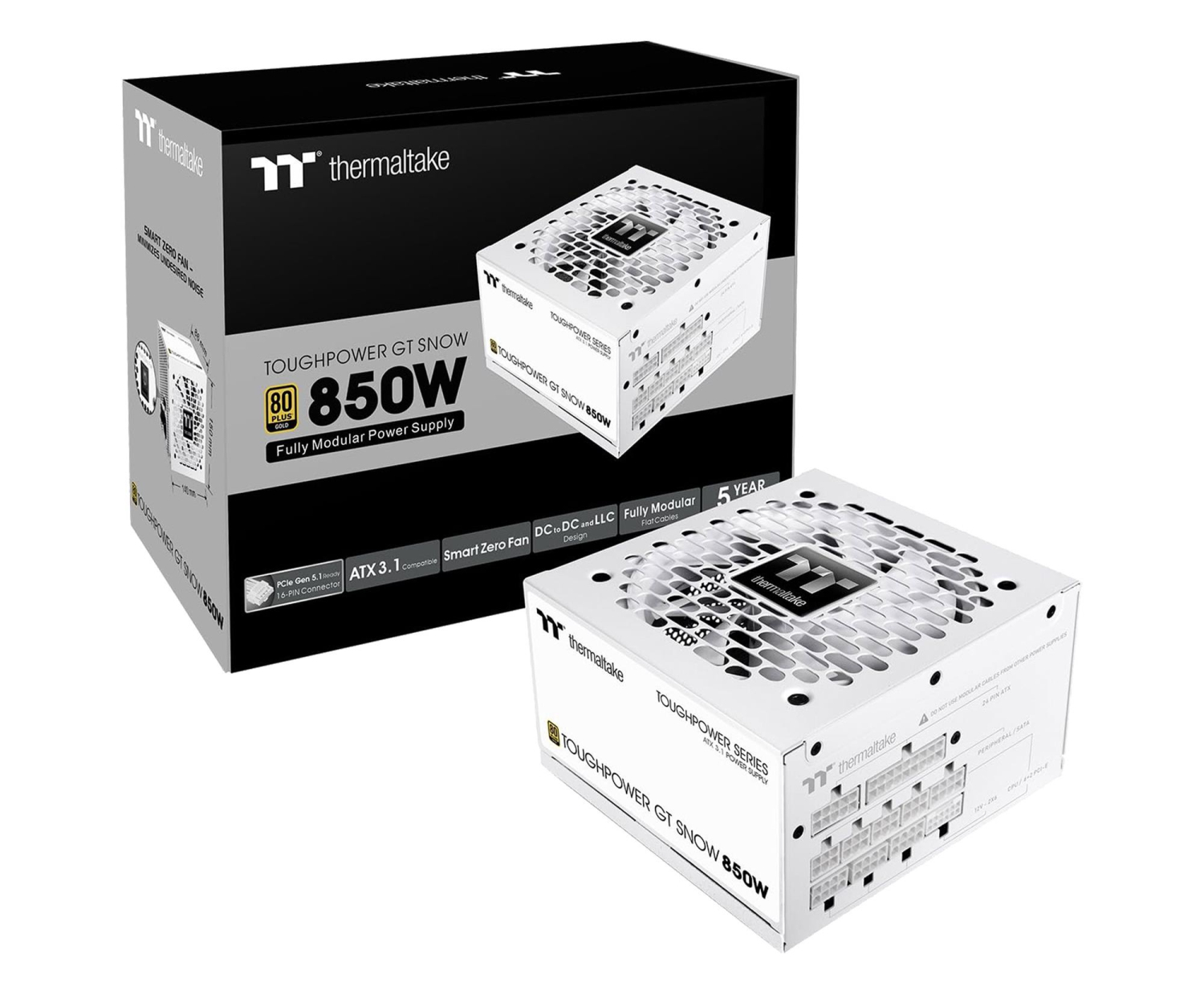 Thermaltake ToughPower GT 850W 80 Plus Gold ATX 3.1 White
