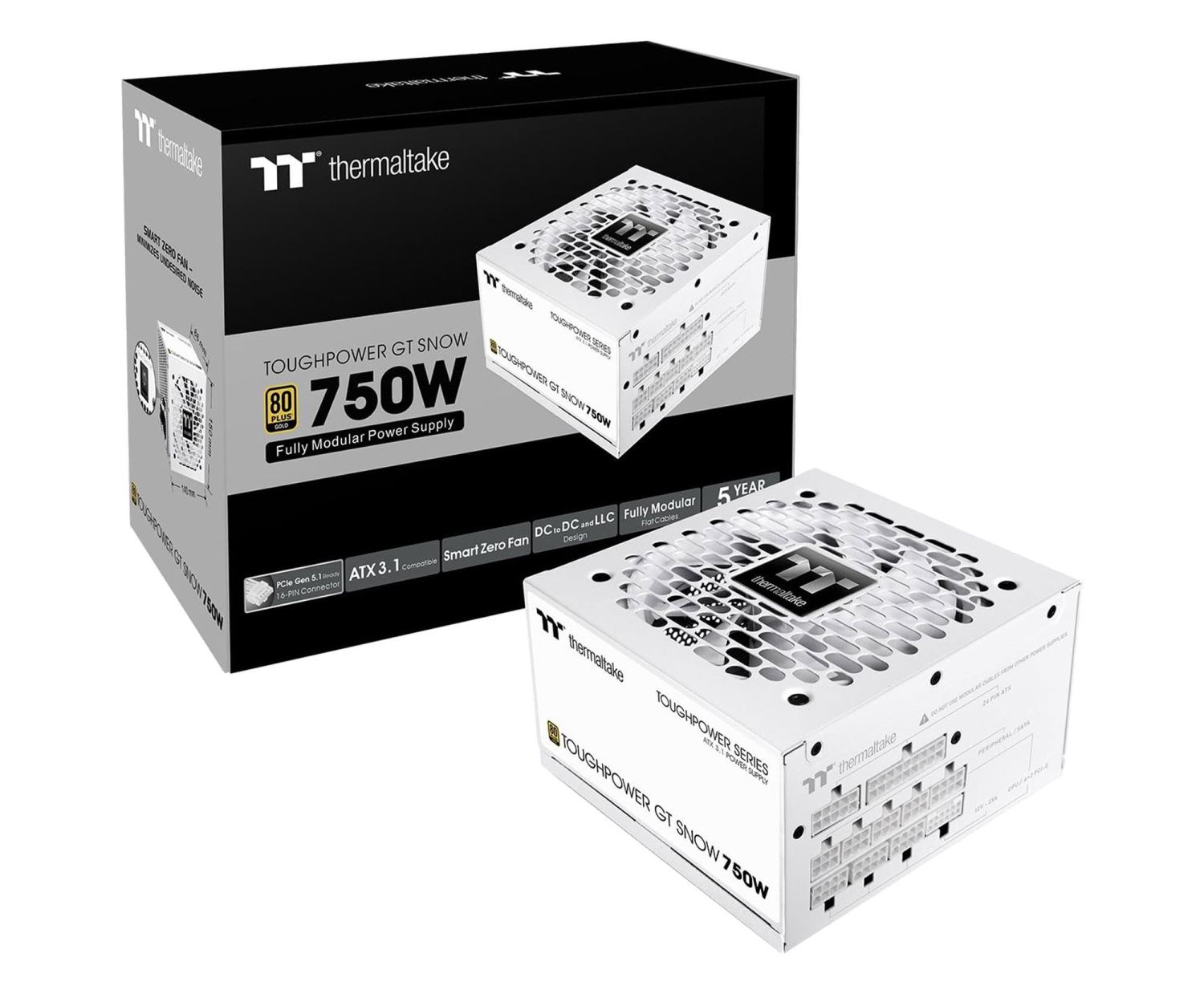 Thermaltake ToughPower GT 750W 80 Plus Gold ATX 3.1 White