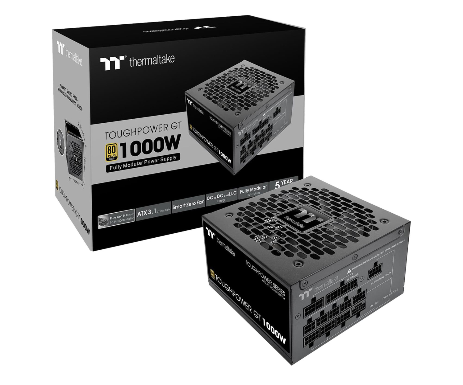Thermaltake Zasilacz - ToughPower GT 1000W Gold modular ATX3.1