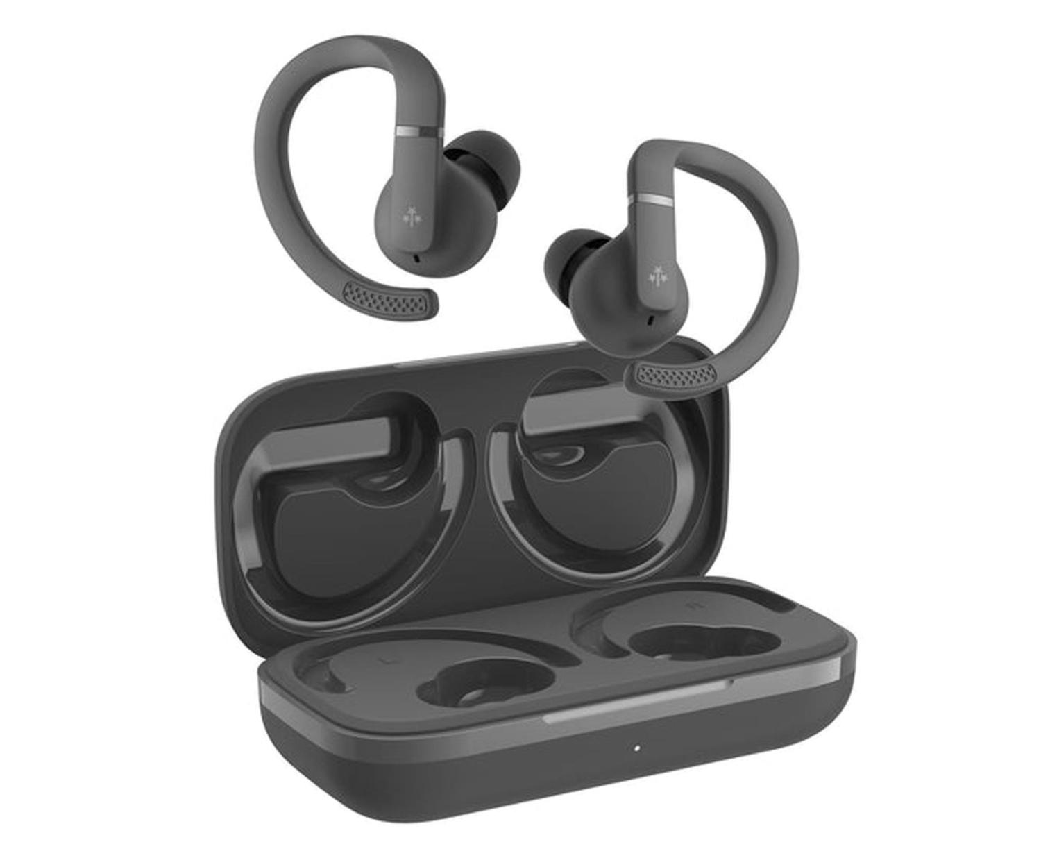 Hune Haba Sport TWS Dokanałowe Bluetooth 5.4 Szary
