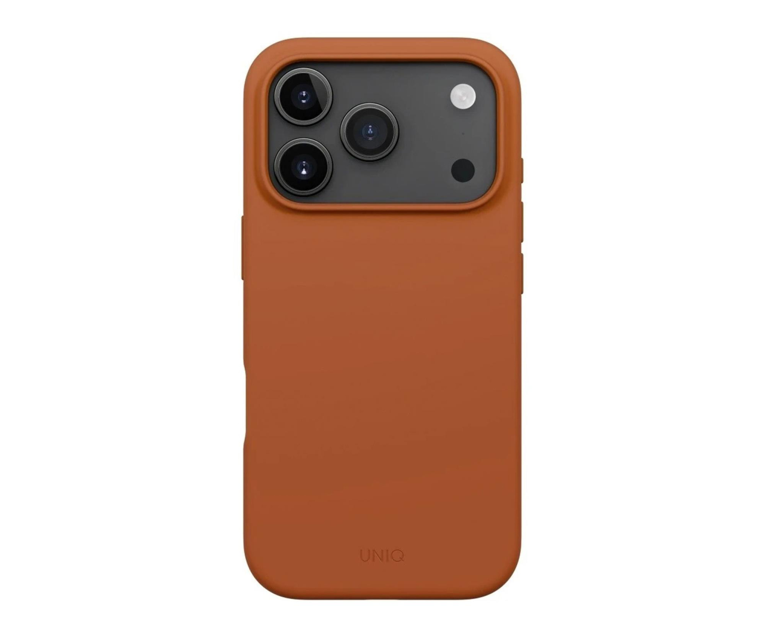 Uniq Lino do iPhone 17 Pro Max Magclick Charging pomarańczowy