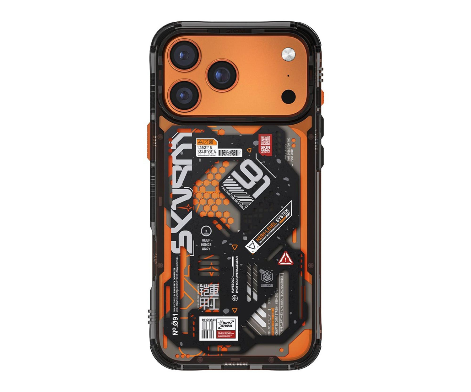 Skinarma Spectra do iPhone 17 Pro czarne